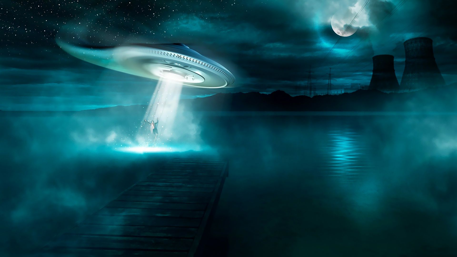 Alien Abduction background