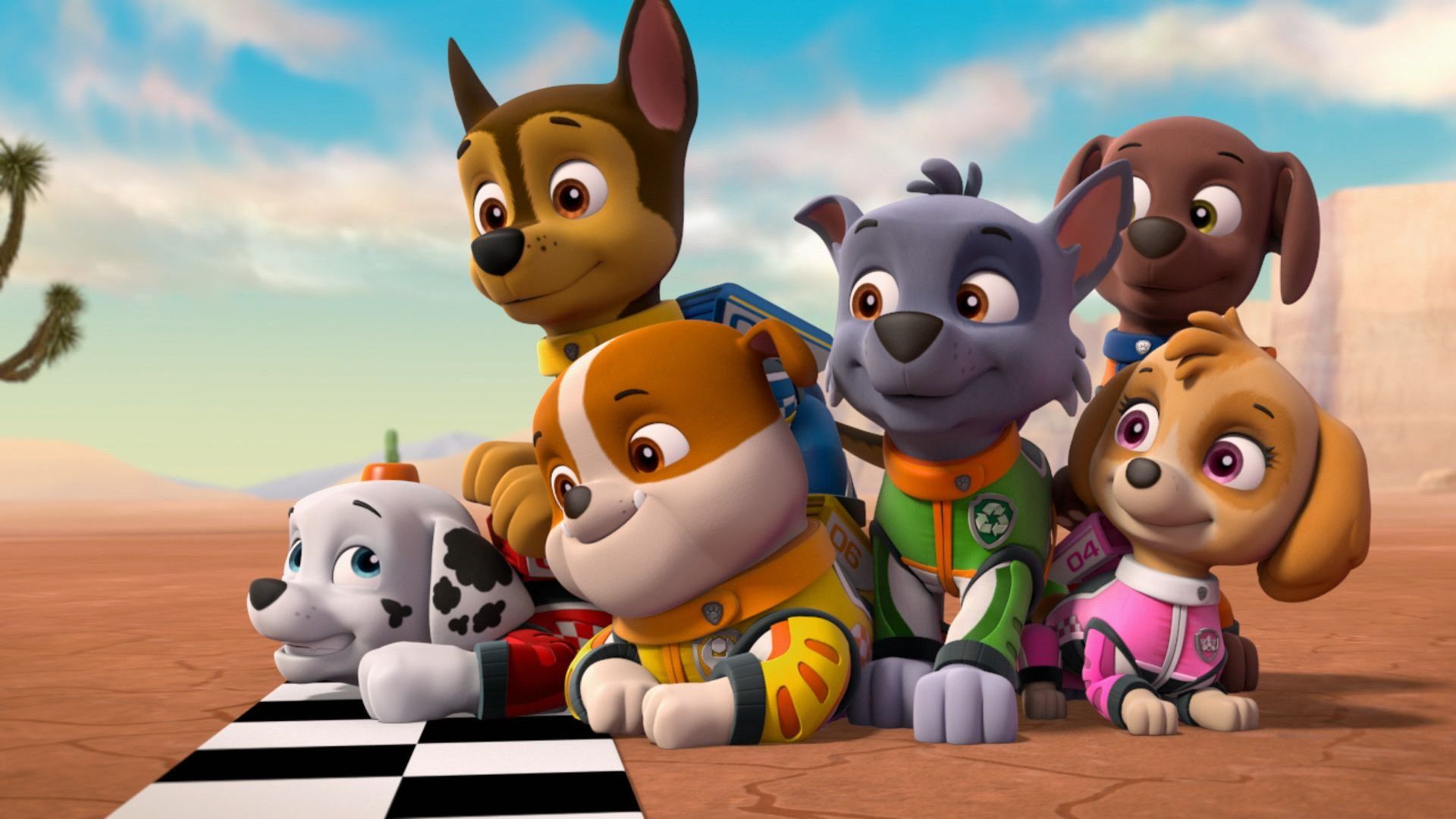 Paw Patrol: Ready, Race, Rescue! background