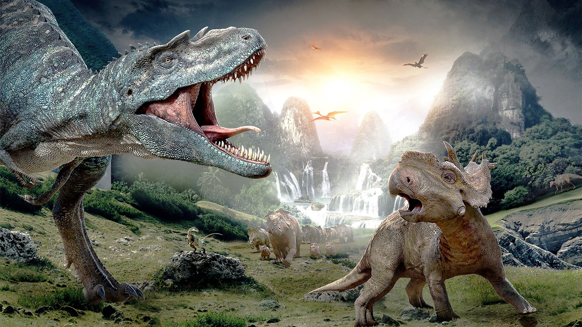 Walking with Dinosaurs 3D background