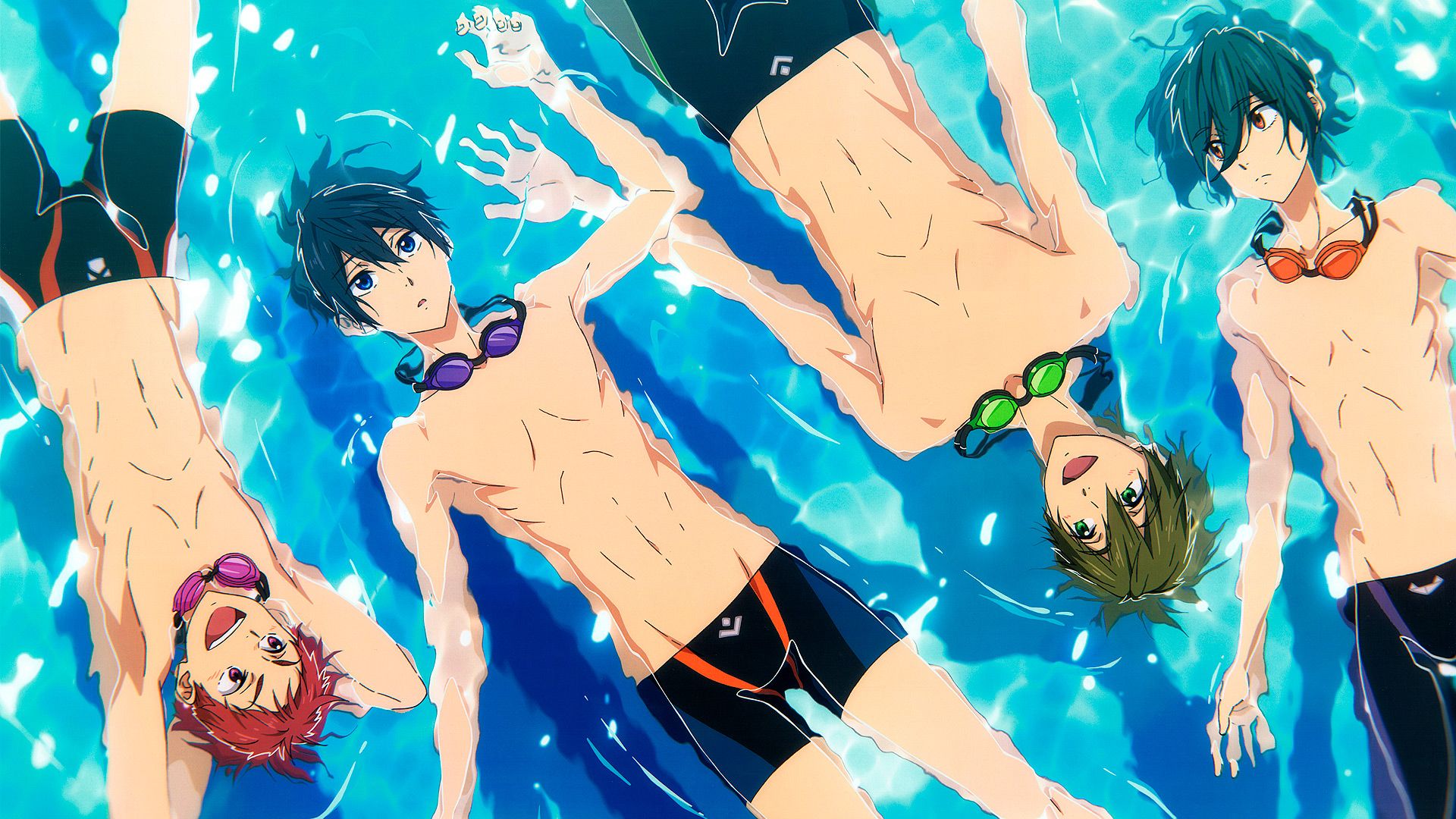 High Speed! Free! Starting Summer background