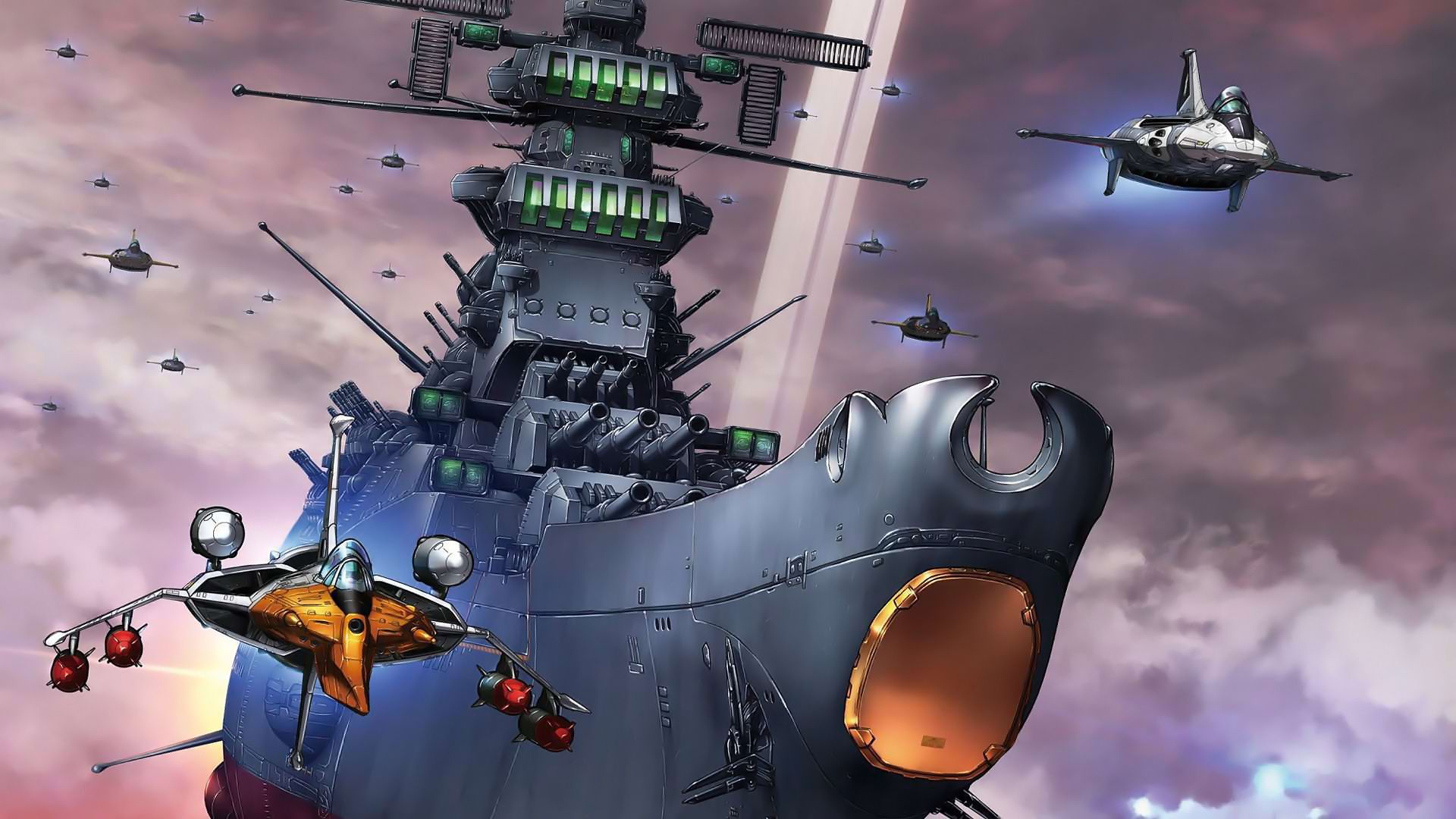 Star Blazers 2199: Odyssey of the Celestial Ark background