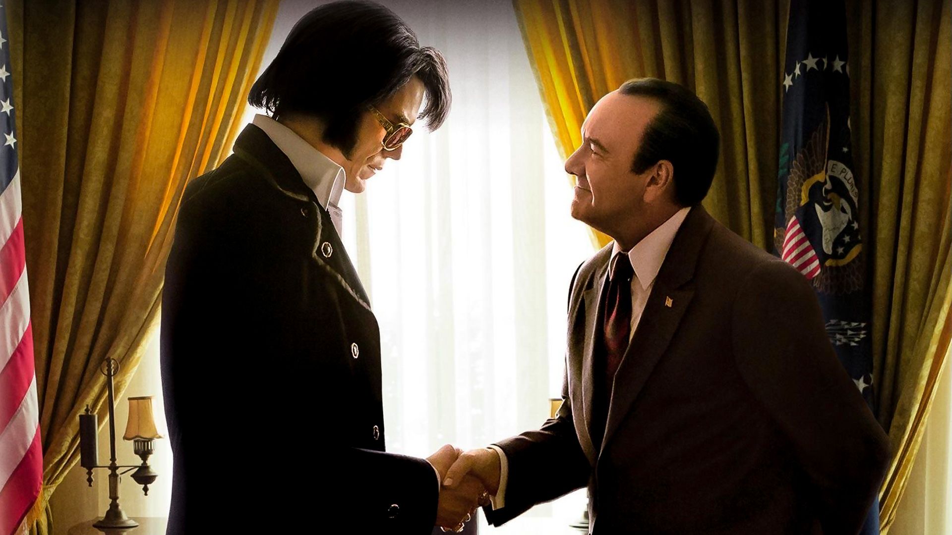 Elvis & Nixon background