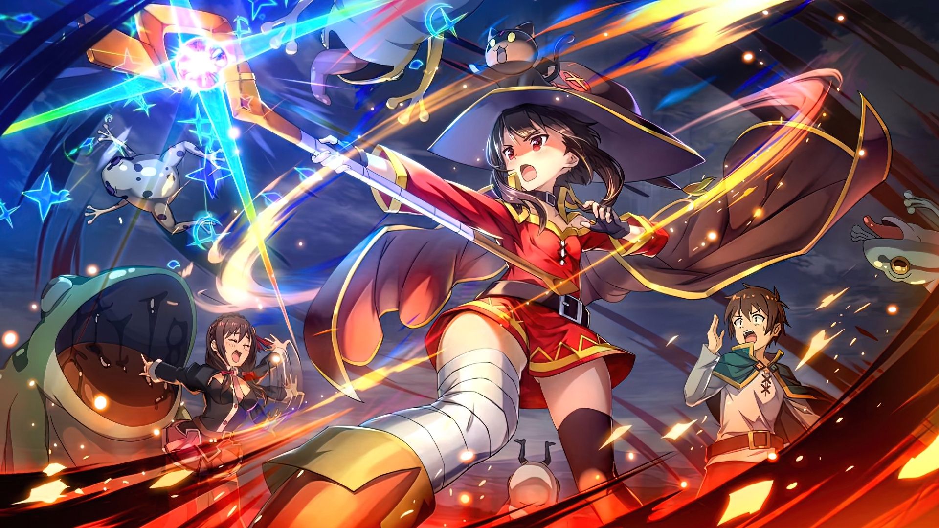 Konosuba!: God's Blessing on This Wonderful World! - Legend of Crimson background