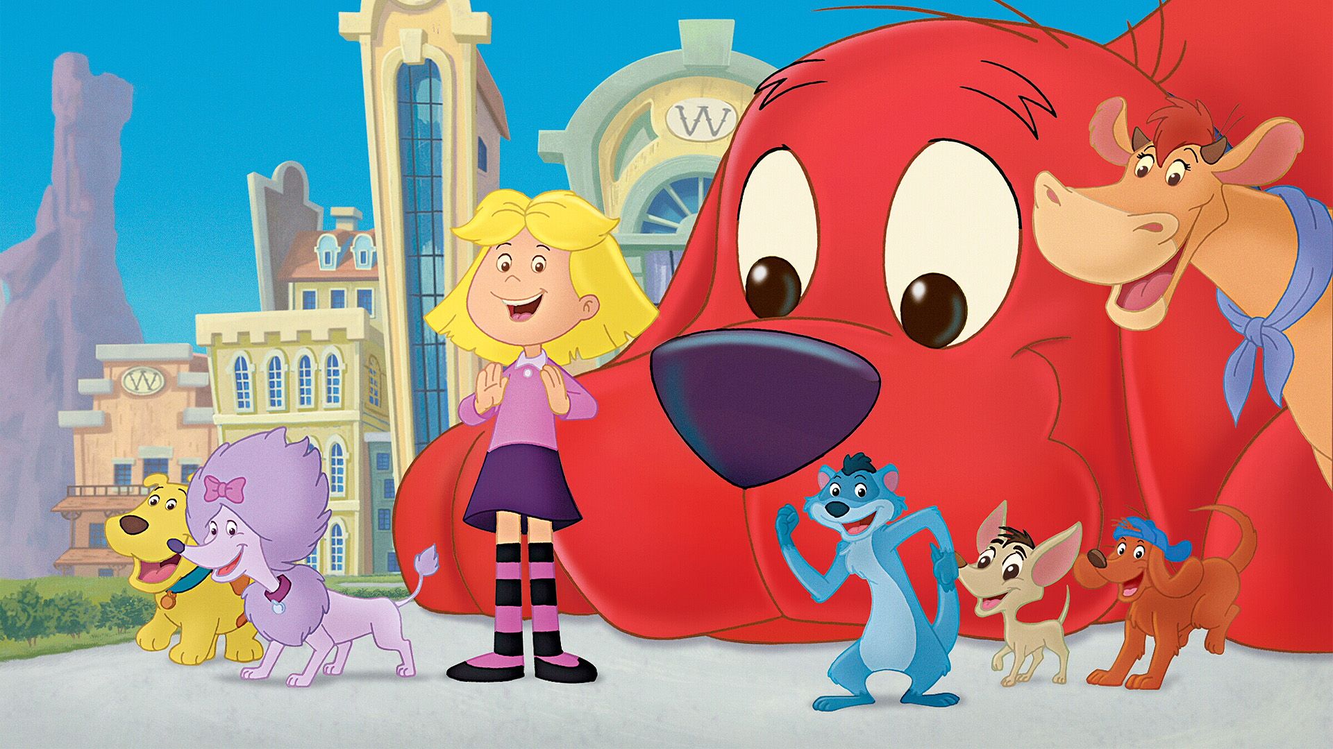 Clifford's Really Big Movie background