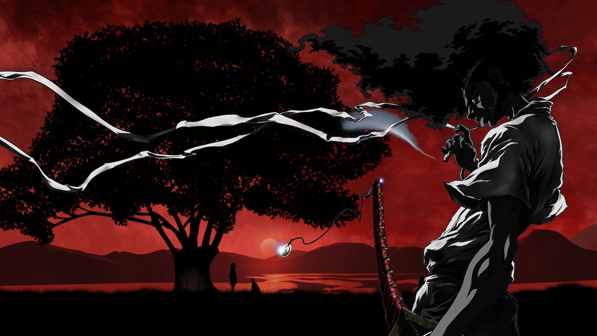 Afro Samurai background