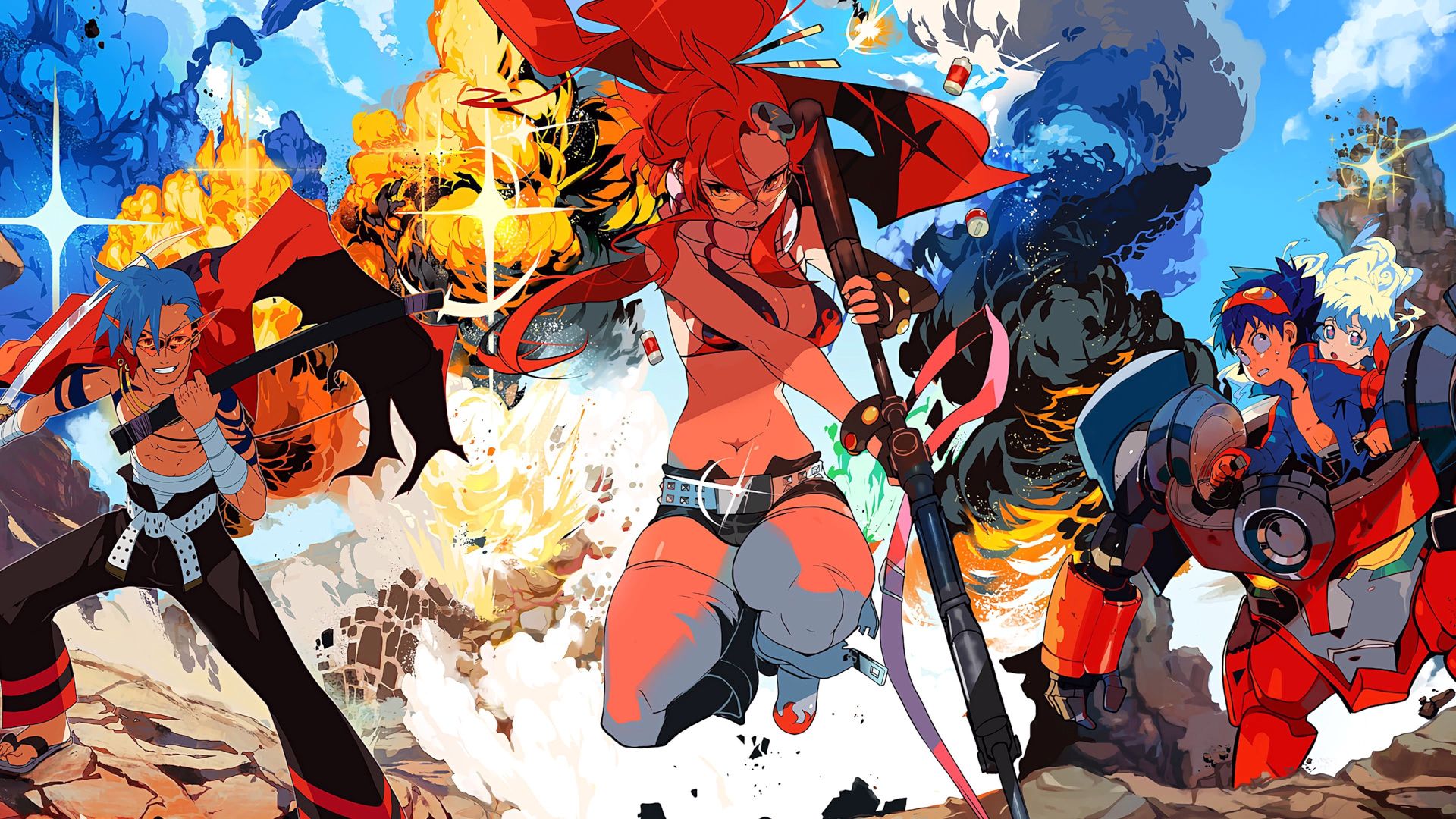 Gurren Lagann background