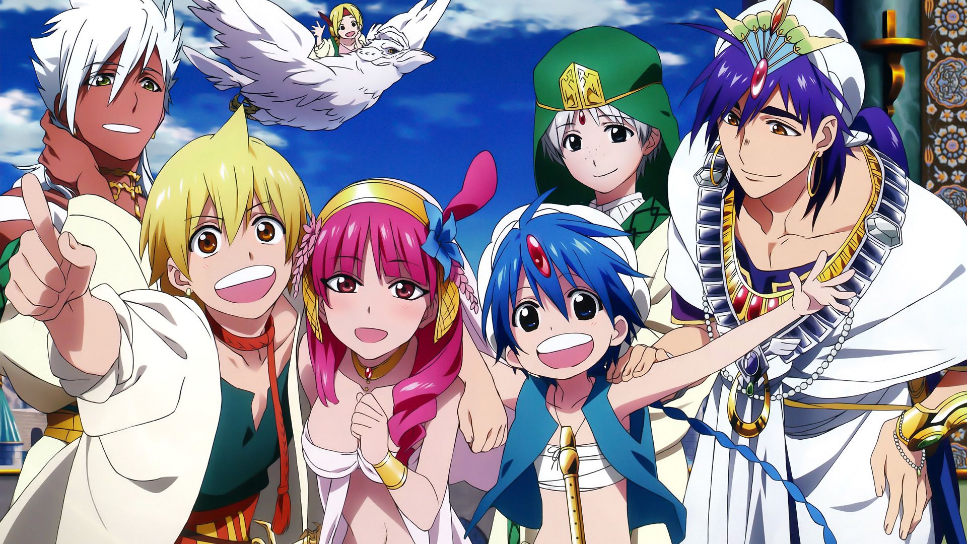 Magi: The Labyrinth of Magic background