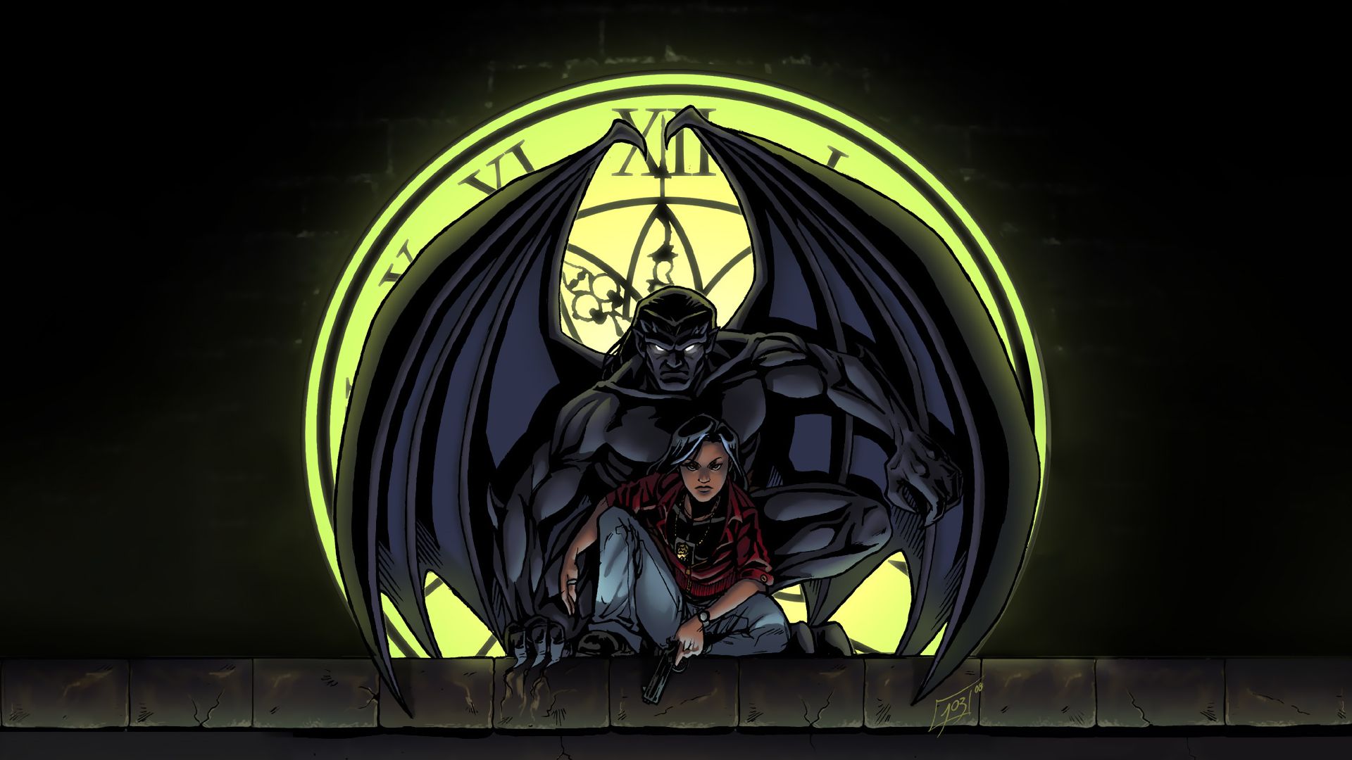 Gargoyles background