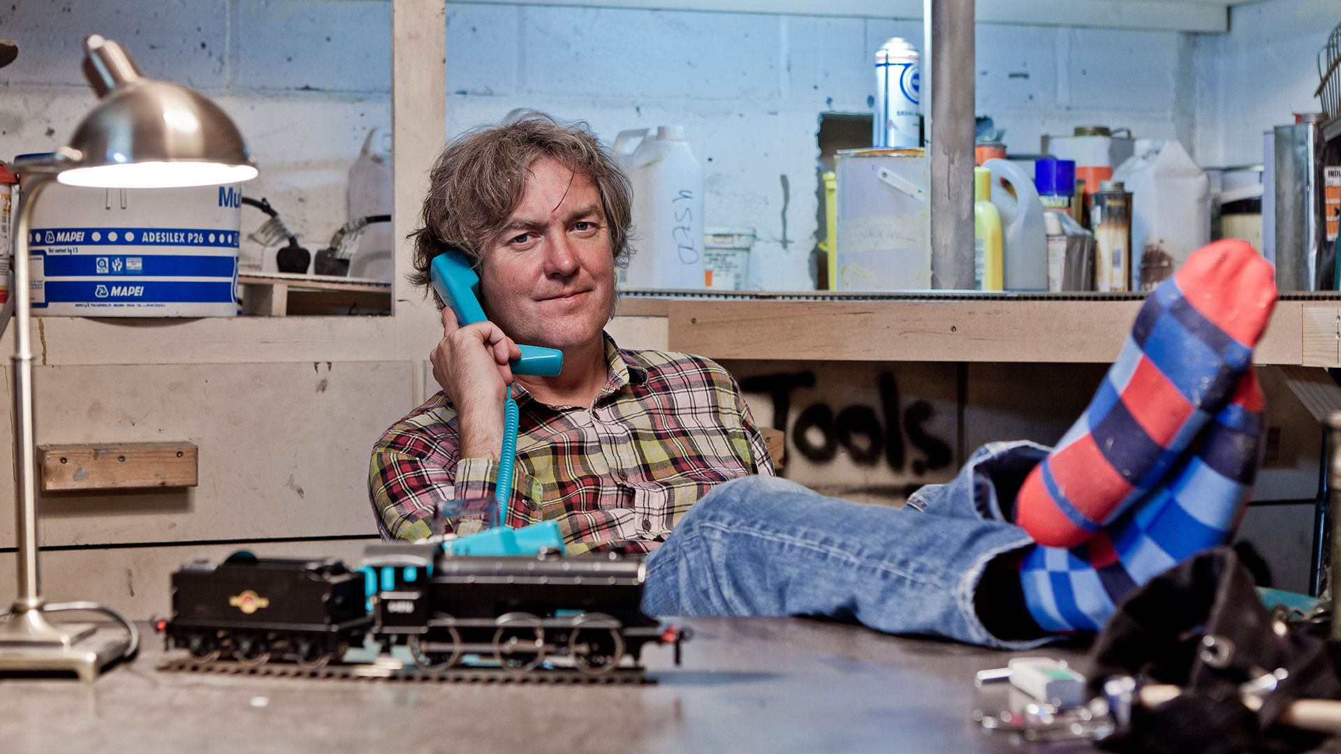 James May's Man Lab background