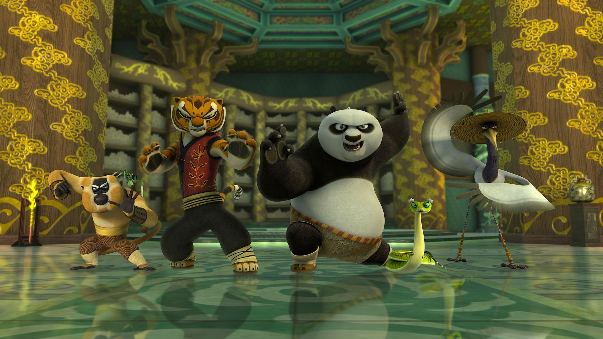 Kung Fu Panda: Legends of Awesomeness background