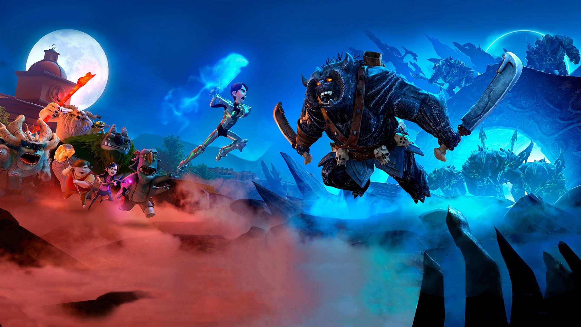 Trollhunters background