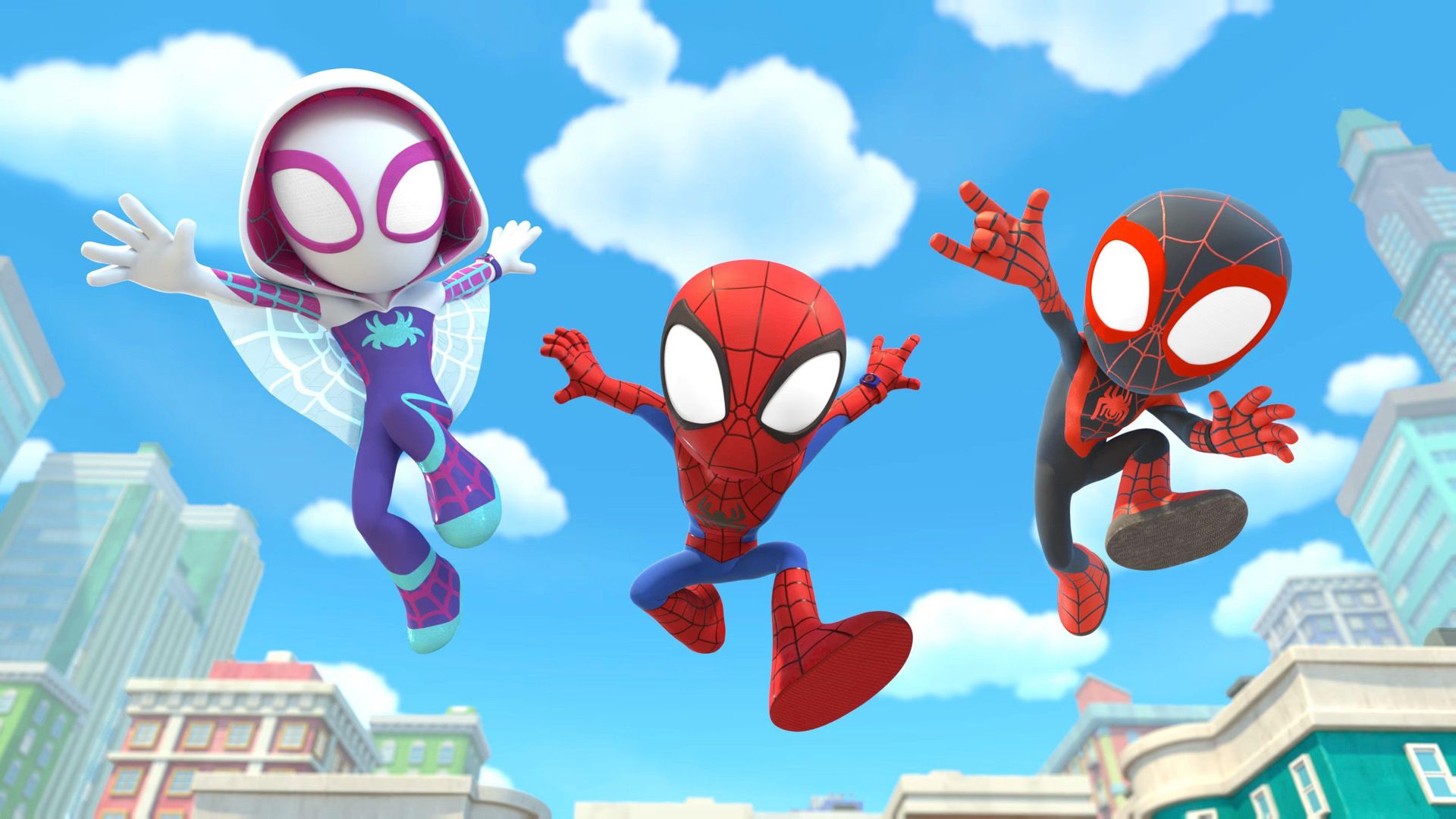 Spidey and His Amazing Friends background