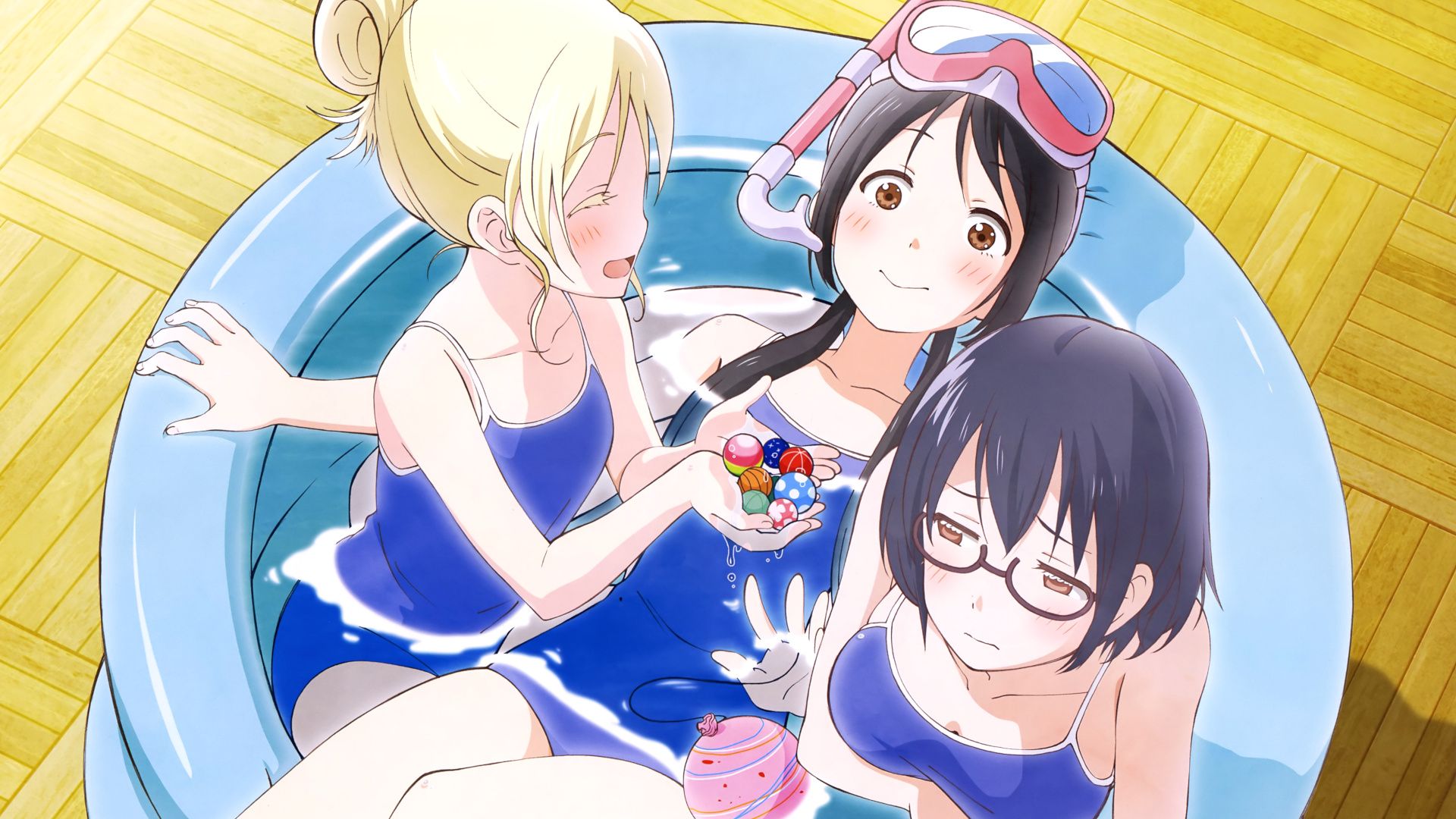 Asobi Asobase: Workshop of Fun background