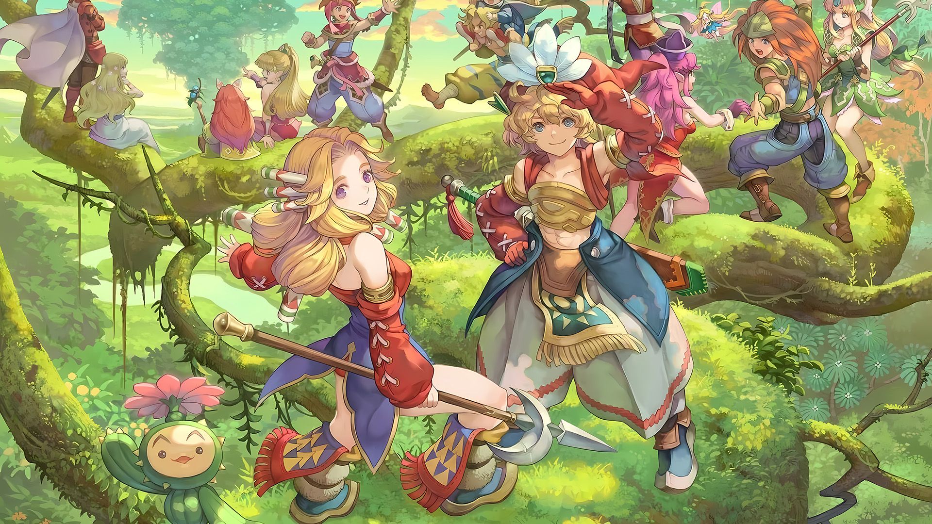 Seiken Densetsu: Legend of Mana - The Teardrop Crystal background