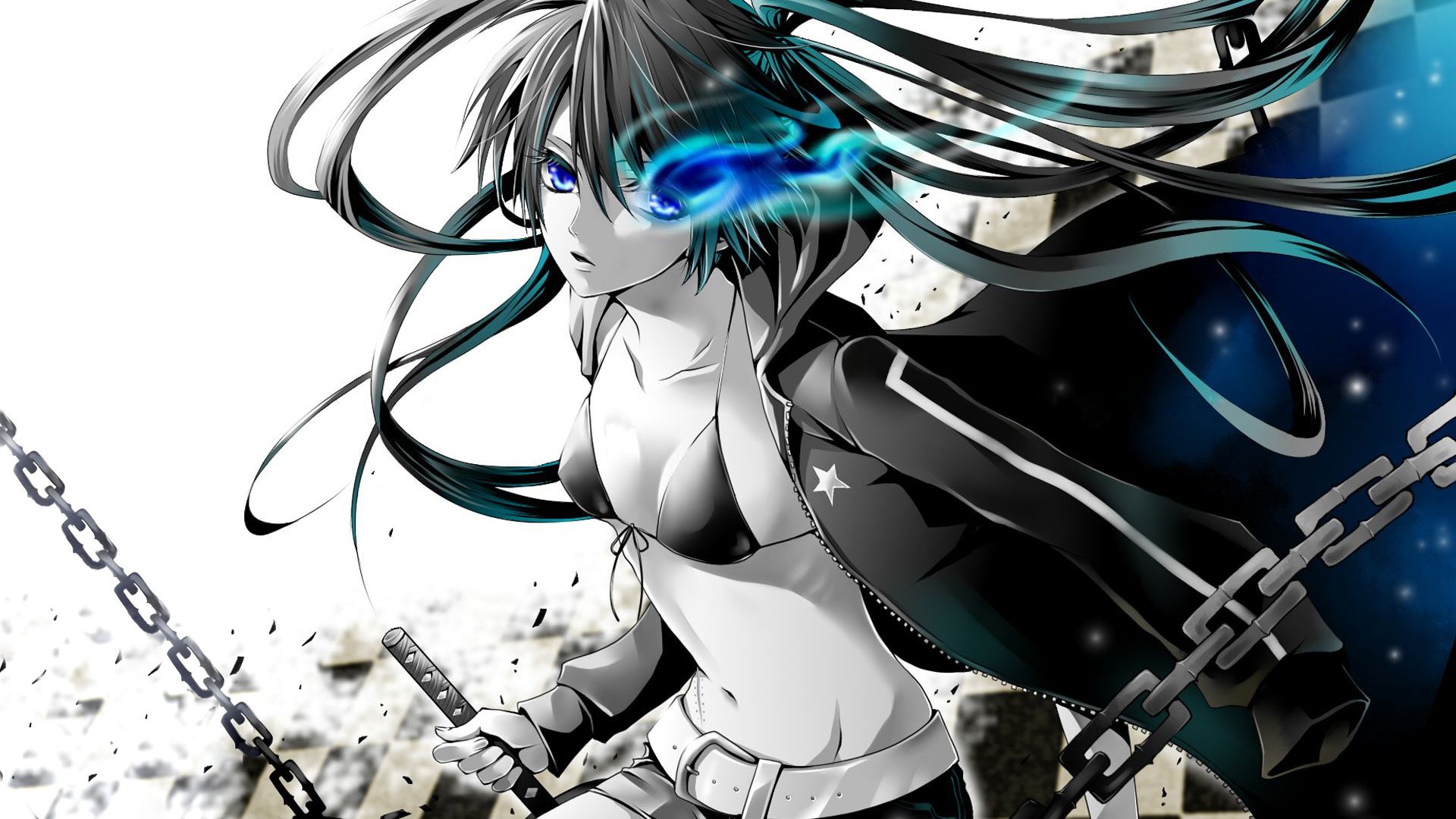 Black Rock Shooter background