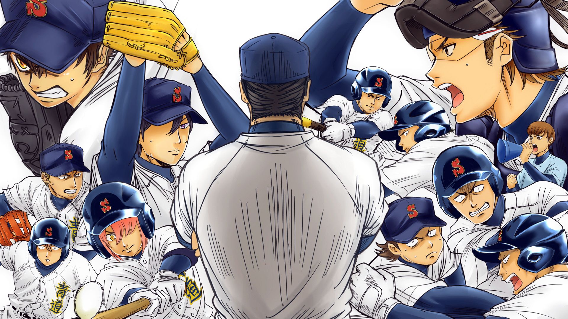 Ace of Diamond background