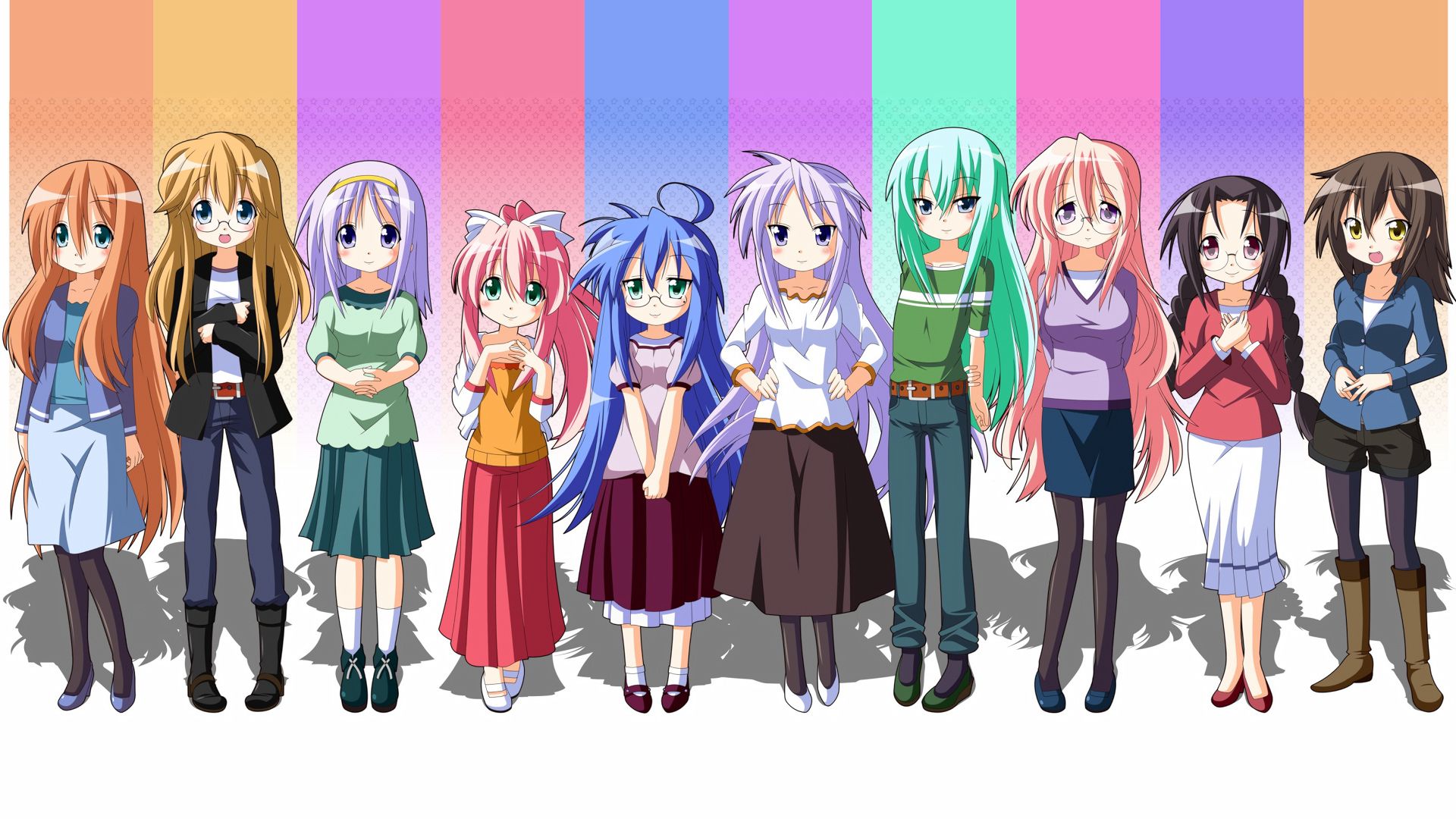 Raki suta: Lucky Star background