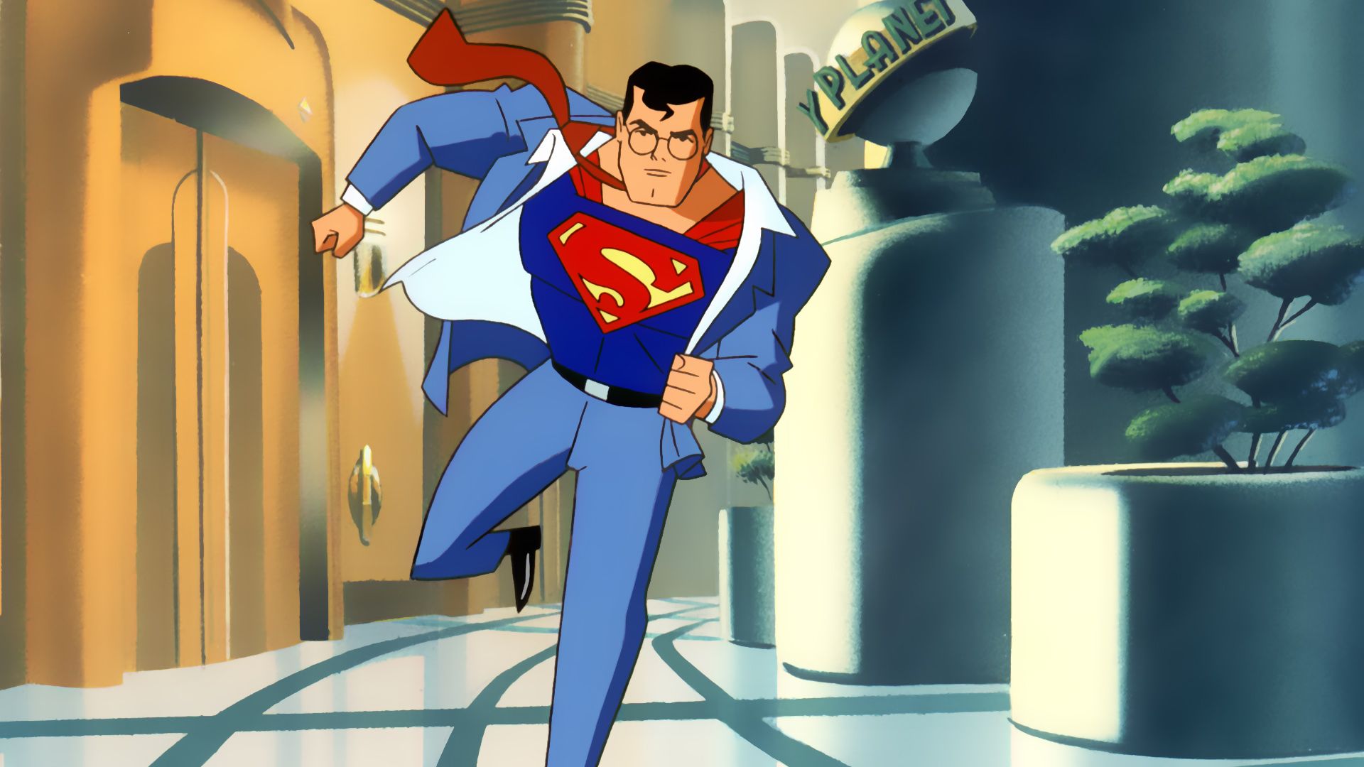 Superman: The Animated Series background