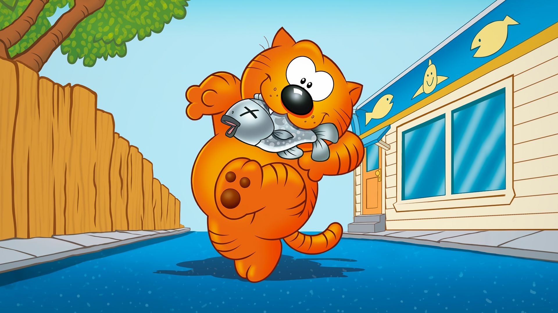 Heathcliff & the Catillac Cats background