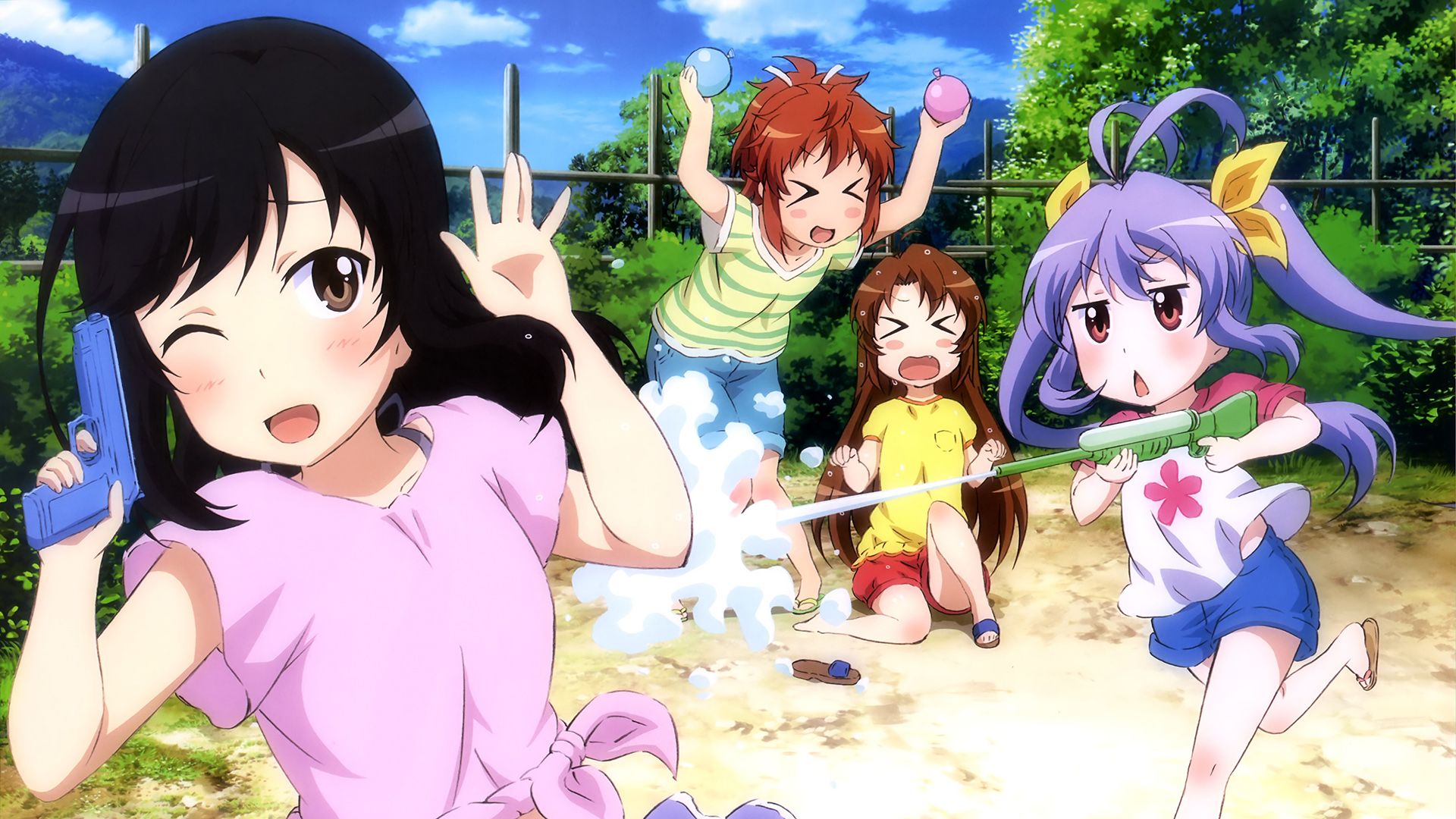 Non Non Biyori background