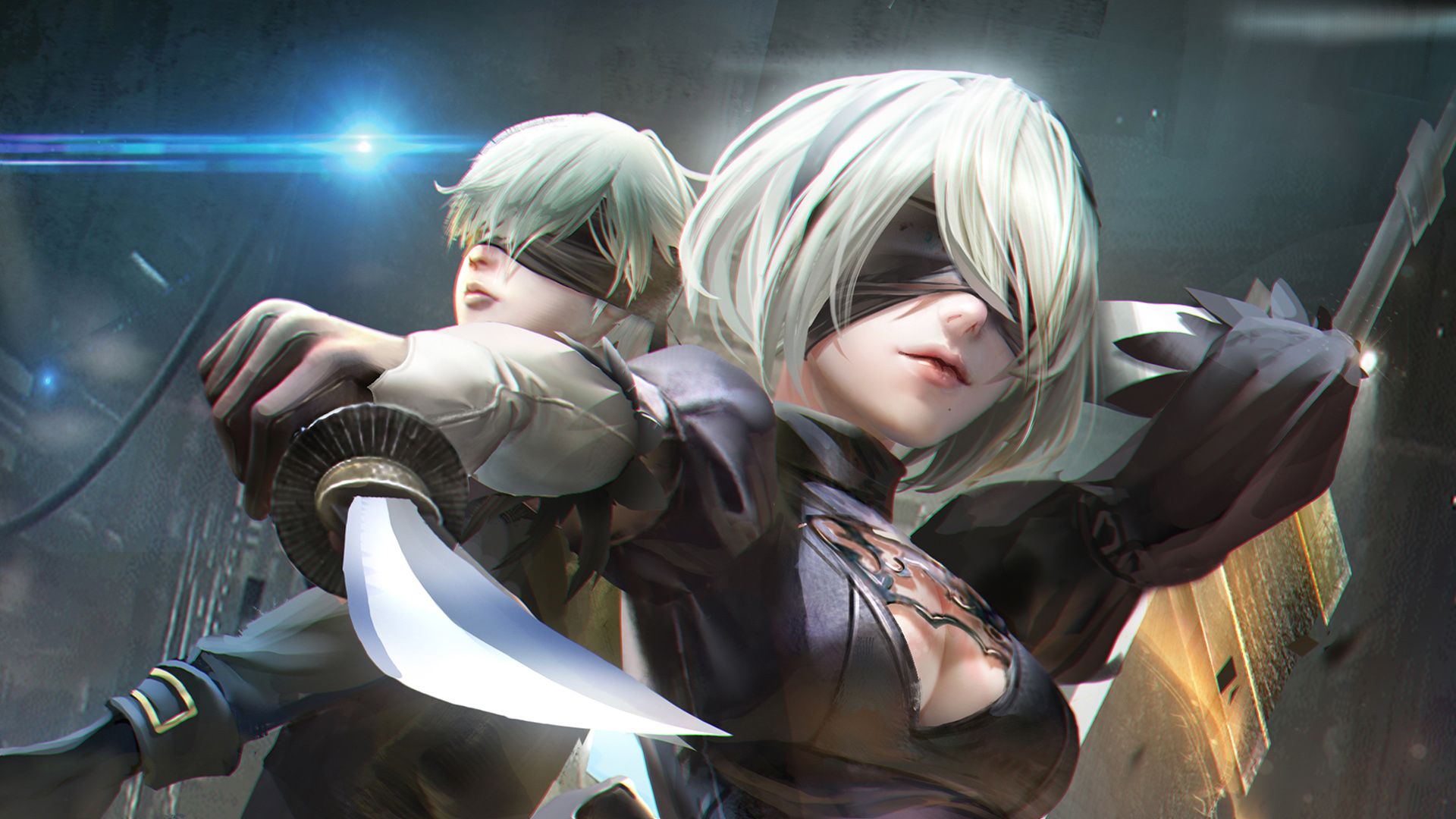 Nier: Automata Ver1.1a background