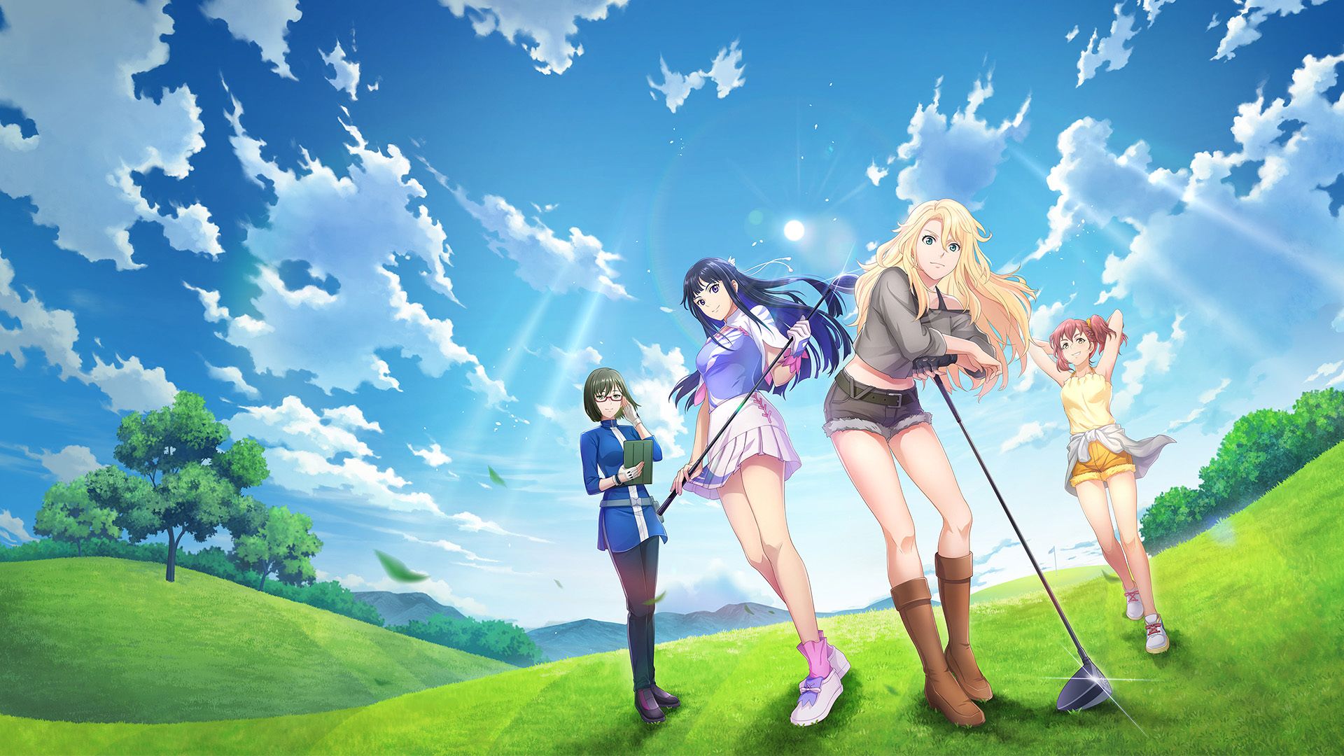 Birdie Wing: Golf Girls' Story background