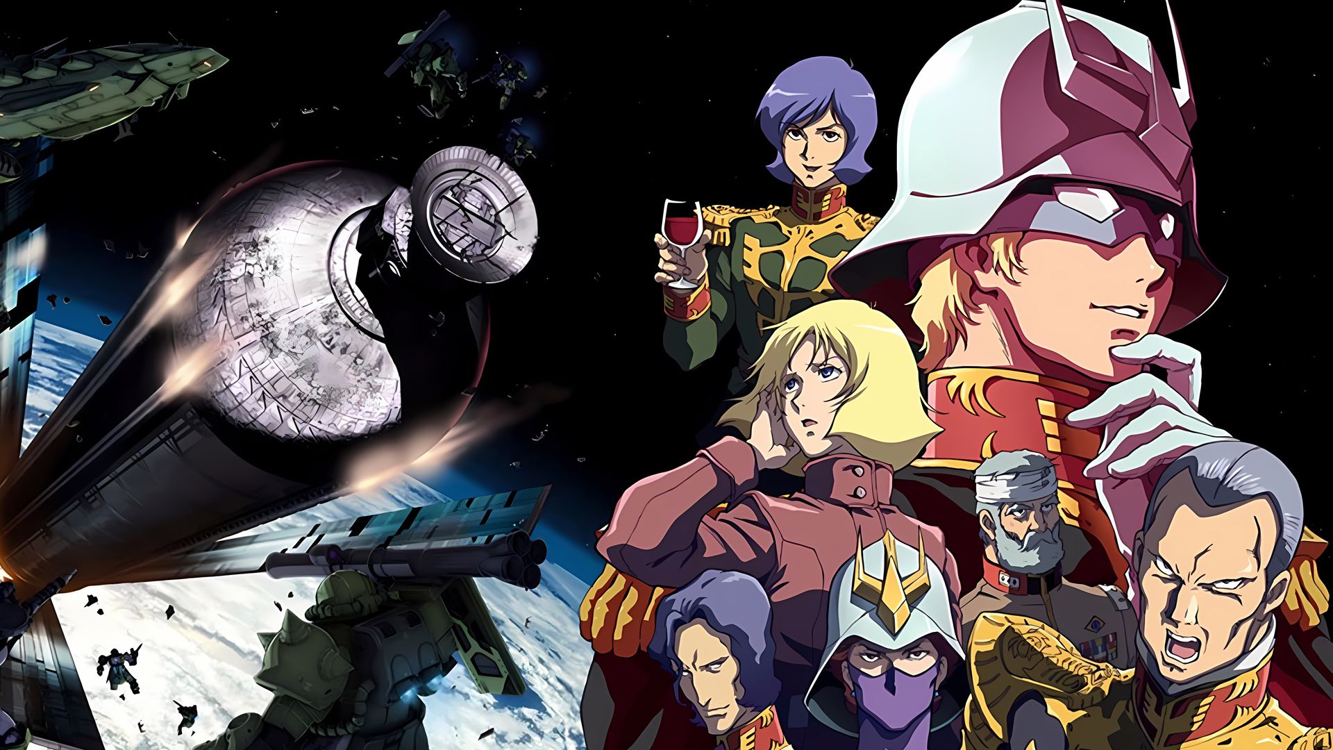 Mobile Suit Gundam: The Origin - Advent of the Red Comet background