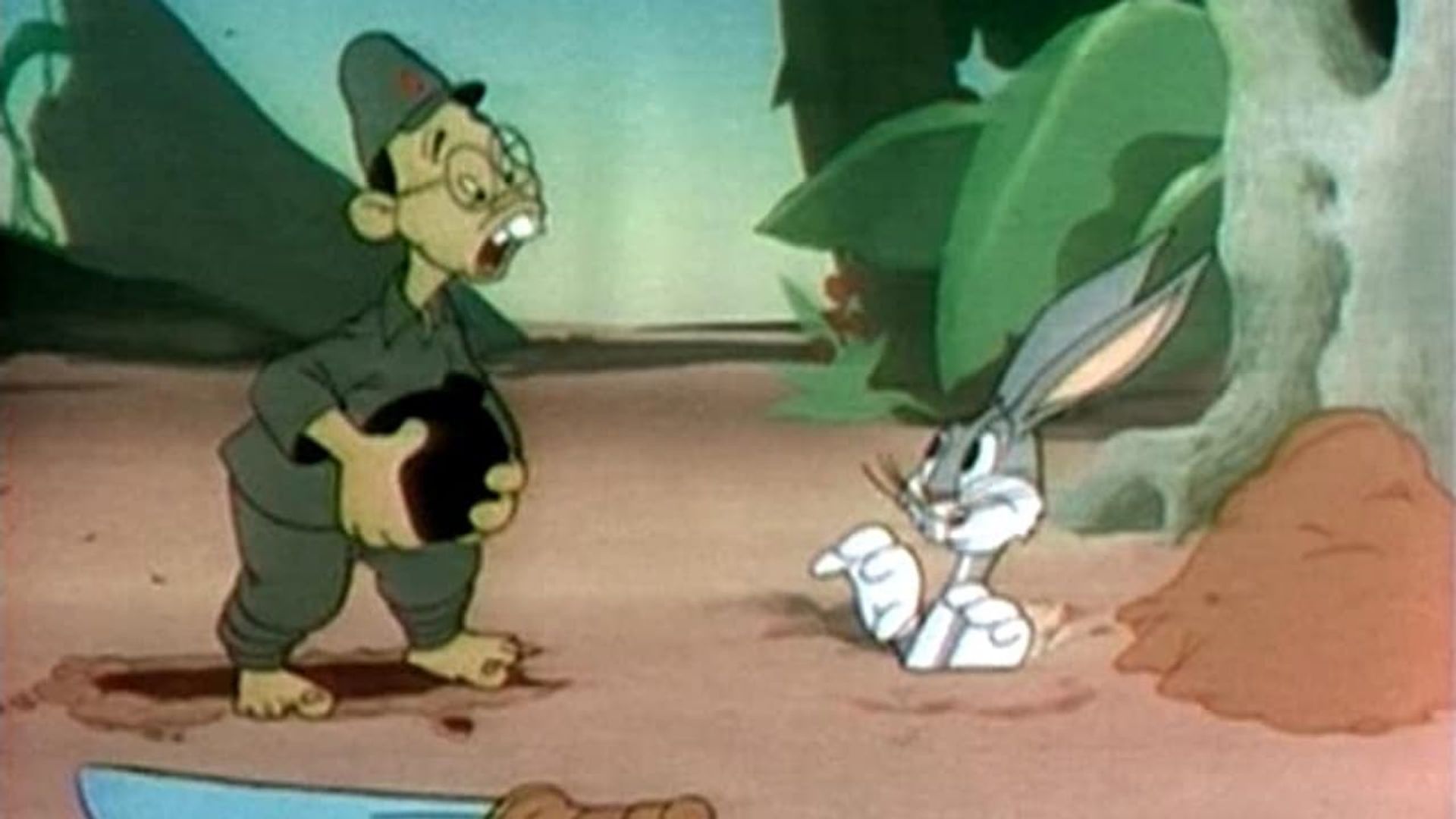 Bugs Bunny Nips the Nips background