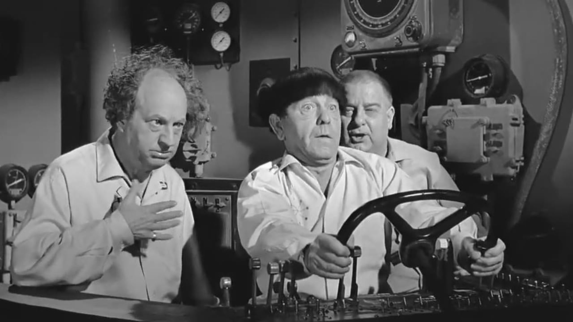 The Three Stooges in Orbit background