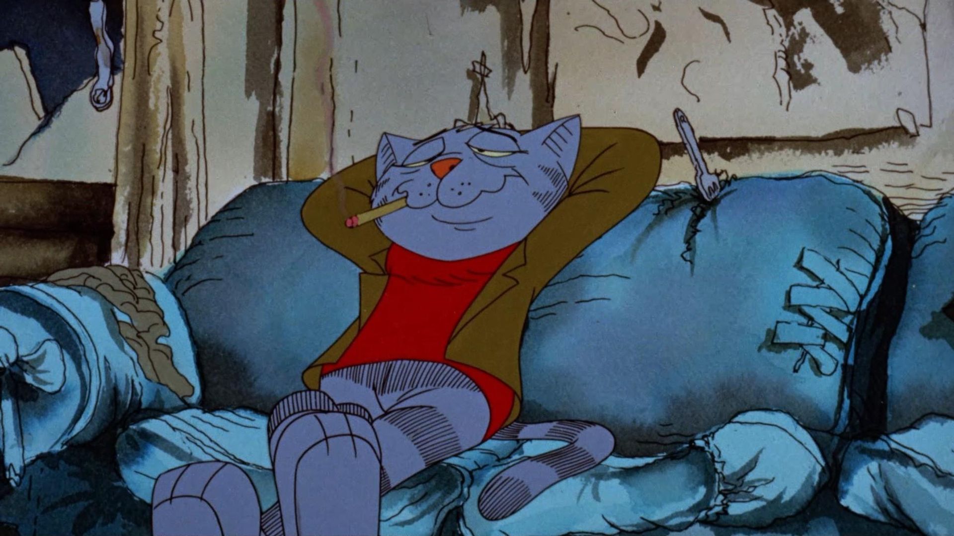 The Nine Lives of Fritz the Cat background