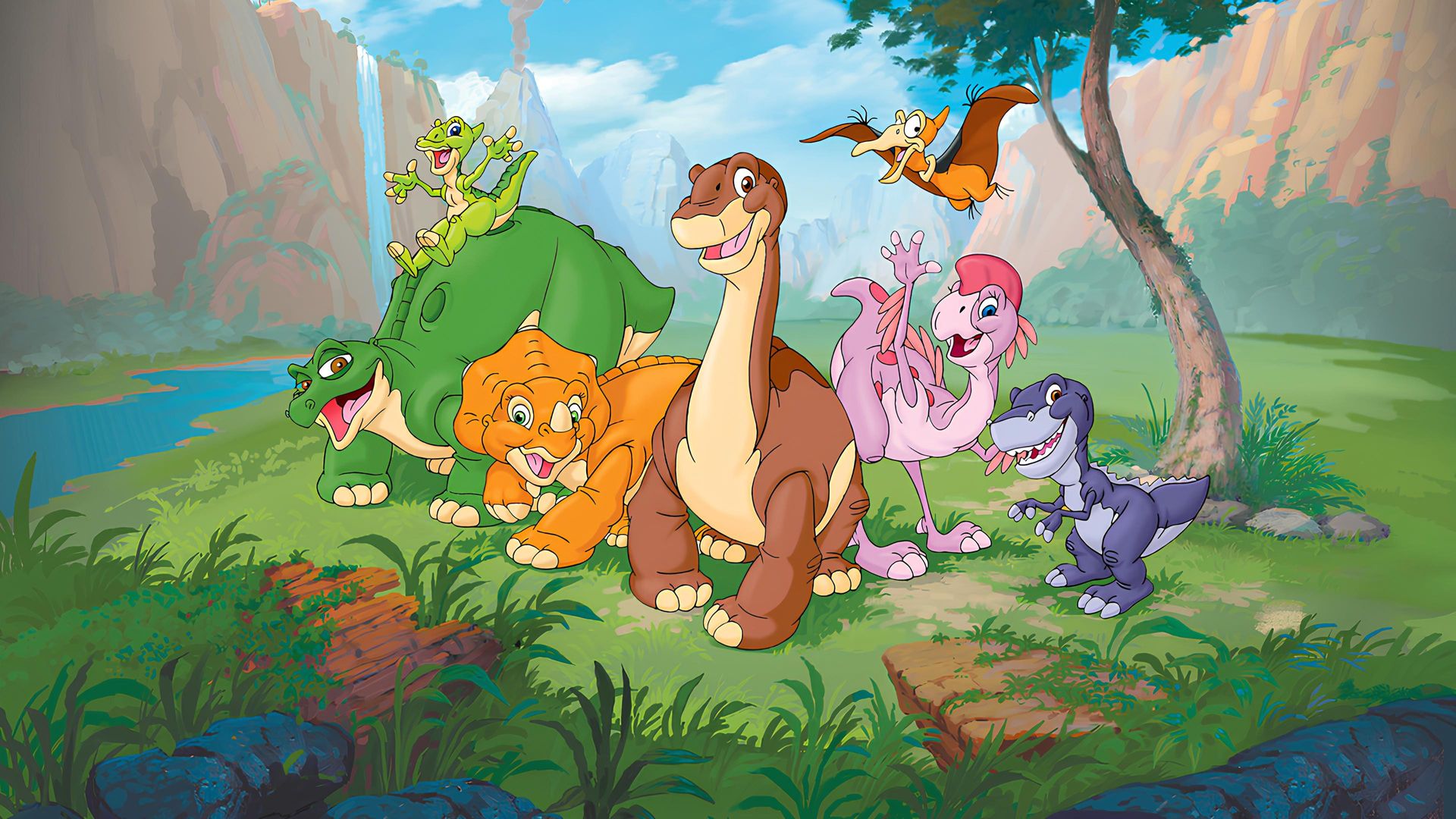 The Land Before Time III: The Time of the Great Giving background