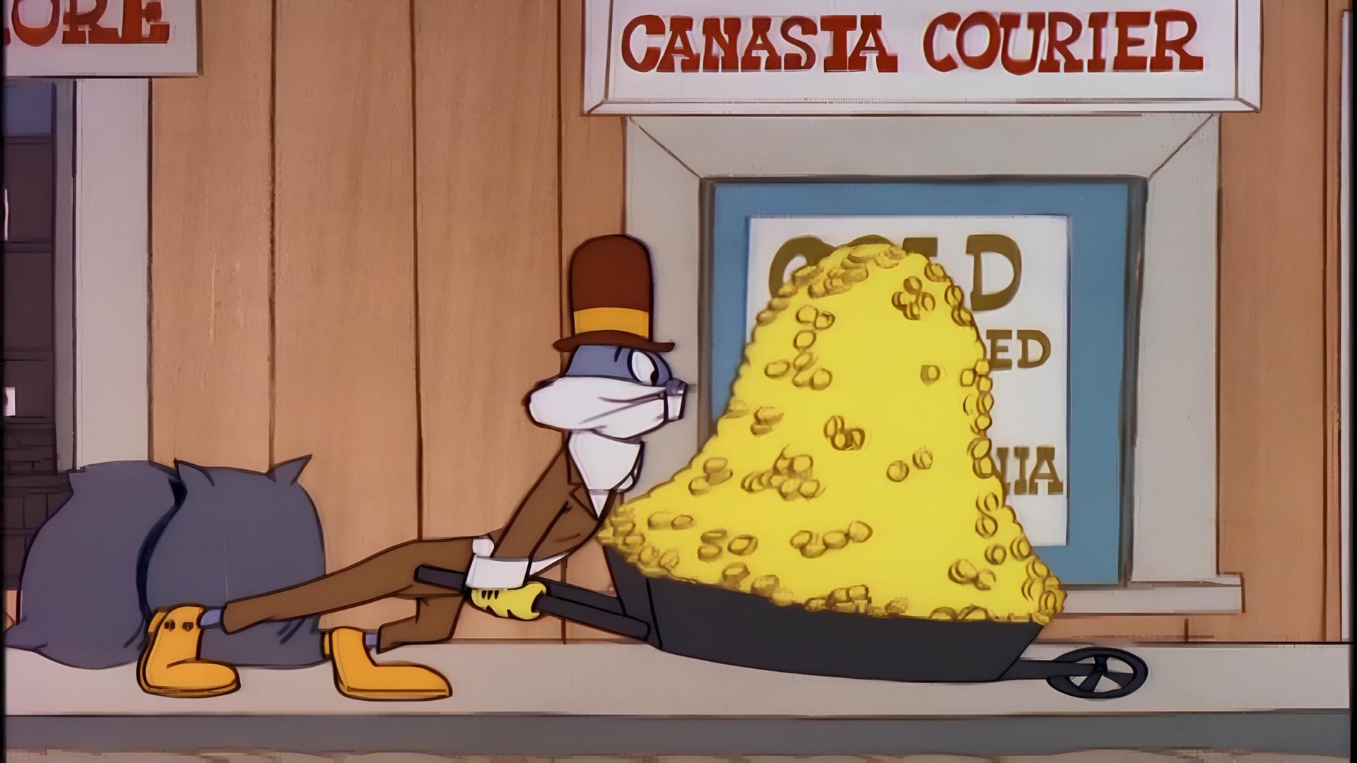 How Bugs Bunny Won the West background