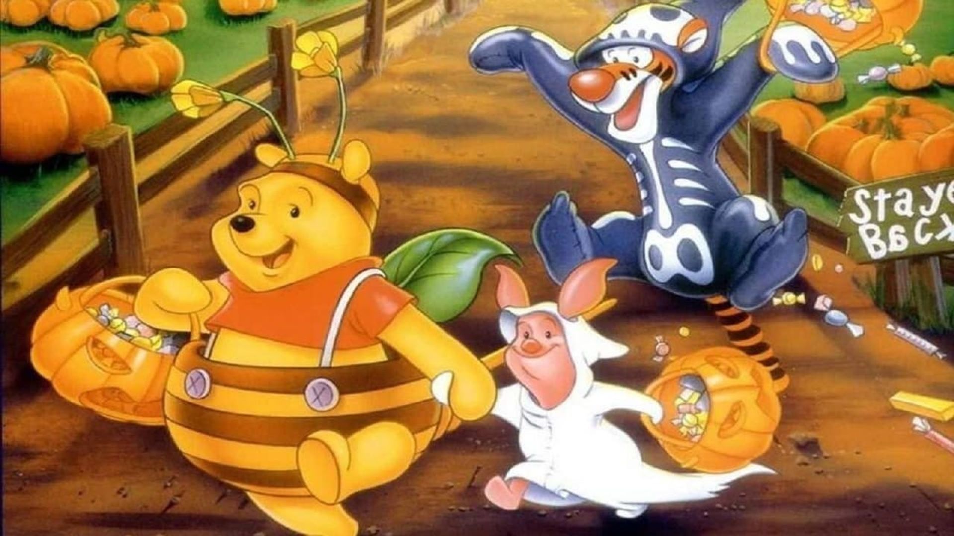 Boo to You Too! Winnie the Pooh background