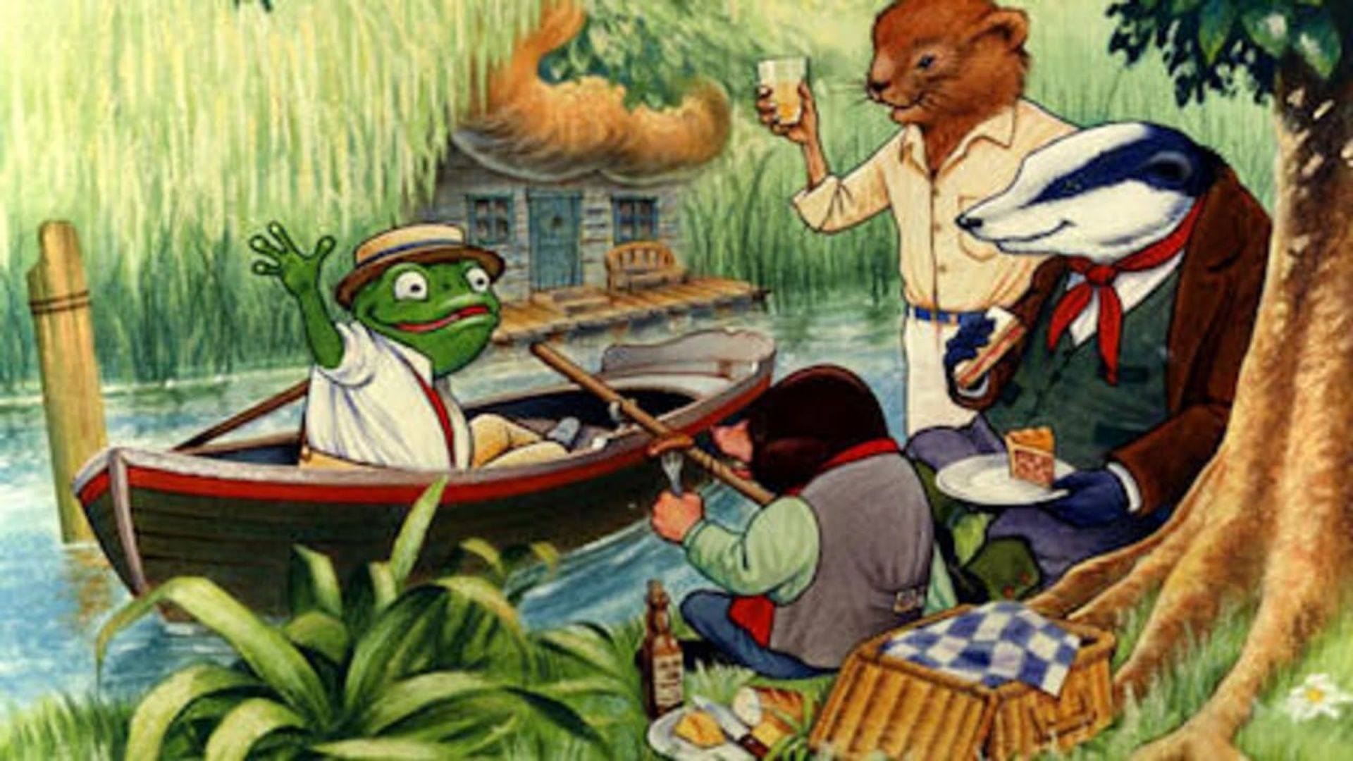 The Wind in the Willows background