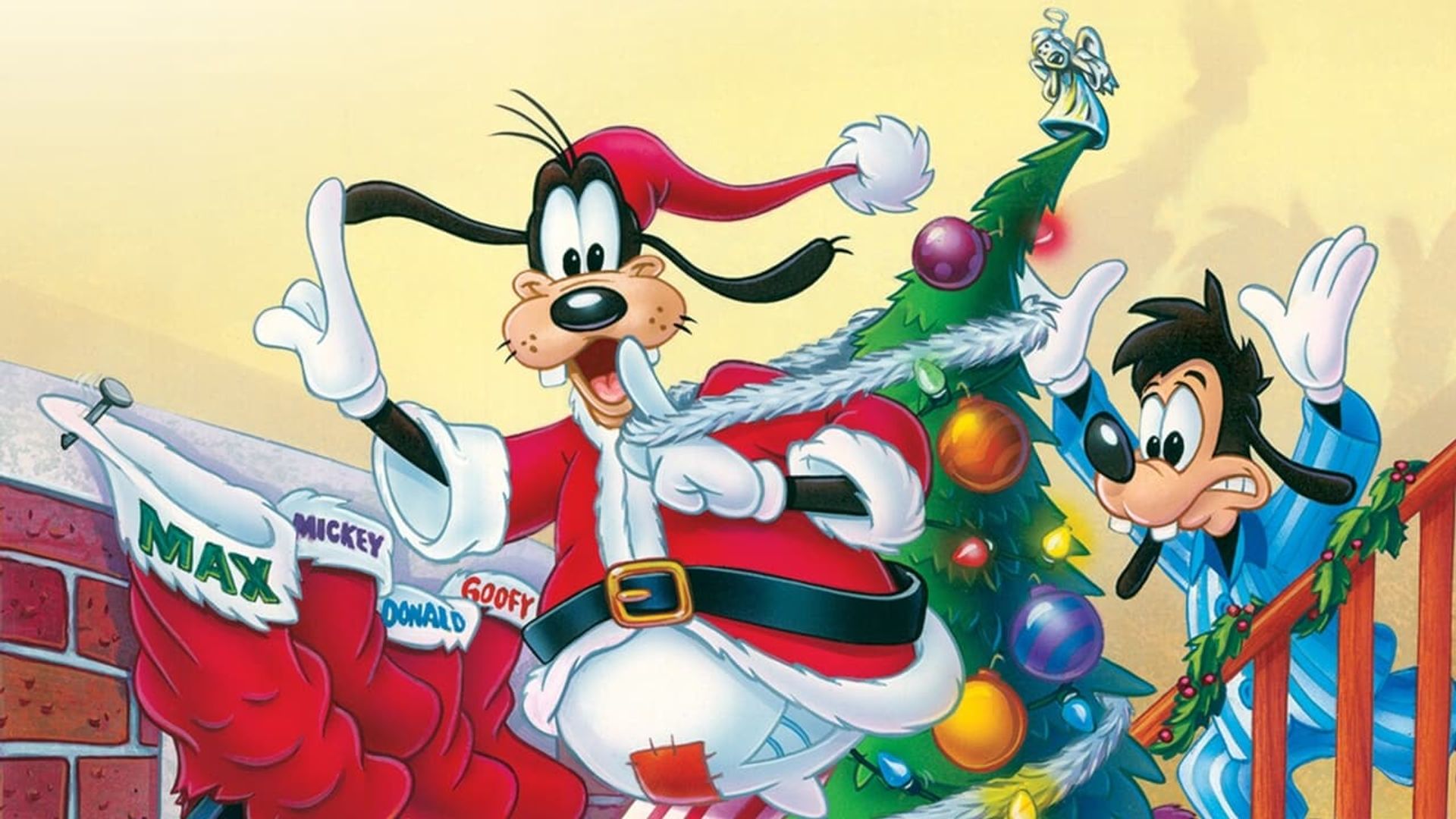 Goof Troop Christmas background