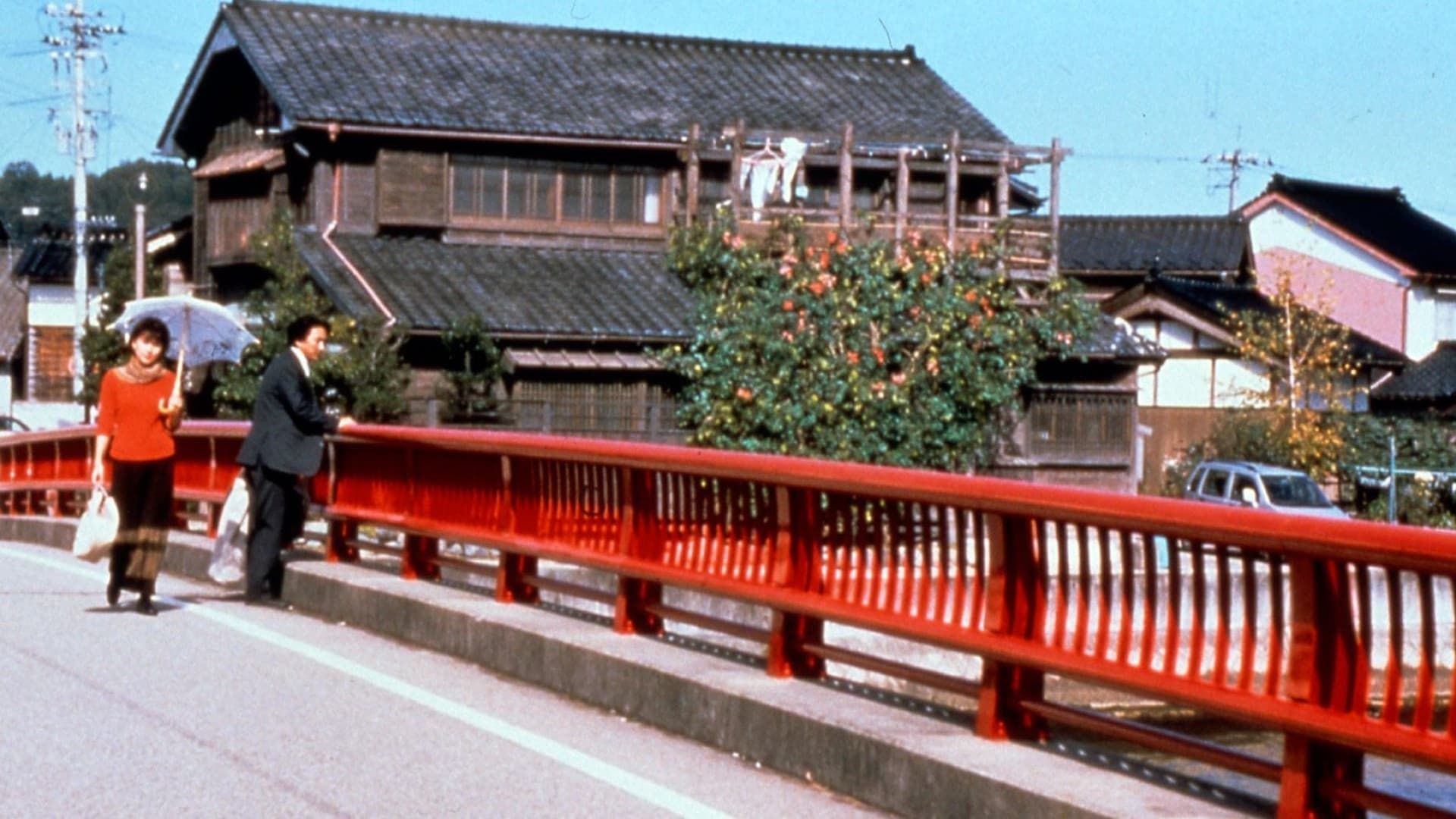 Warm Water Under a Red Bridge background