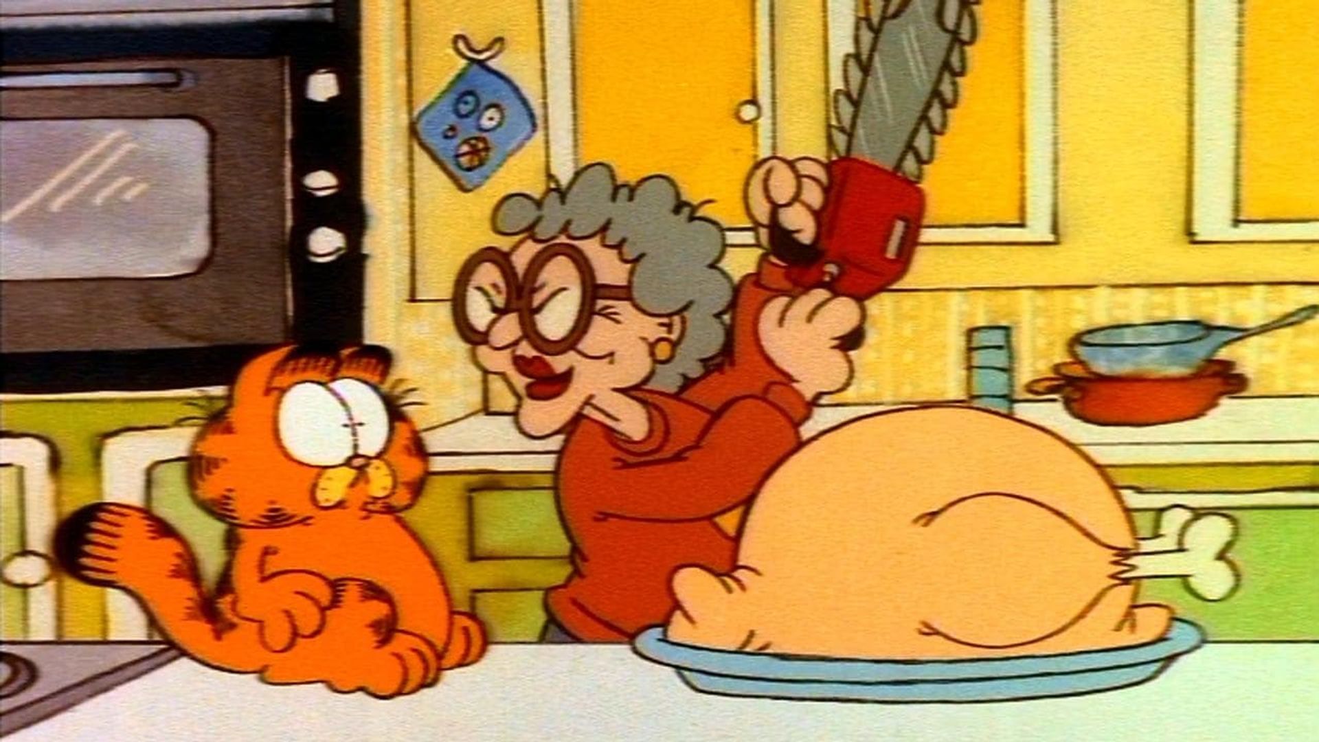 Garfield's Thanksgiving background