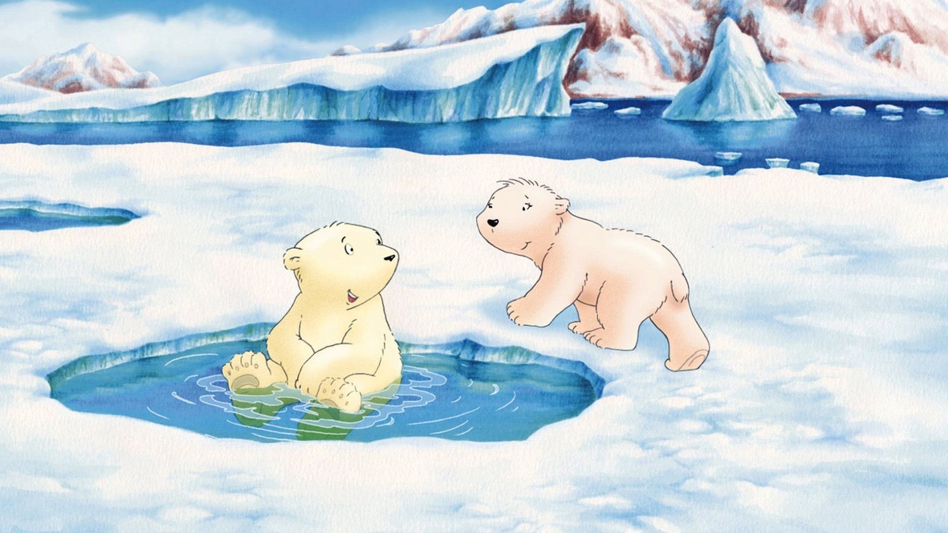 The Little Polar Bear background