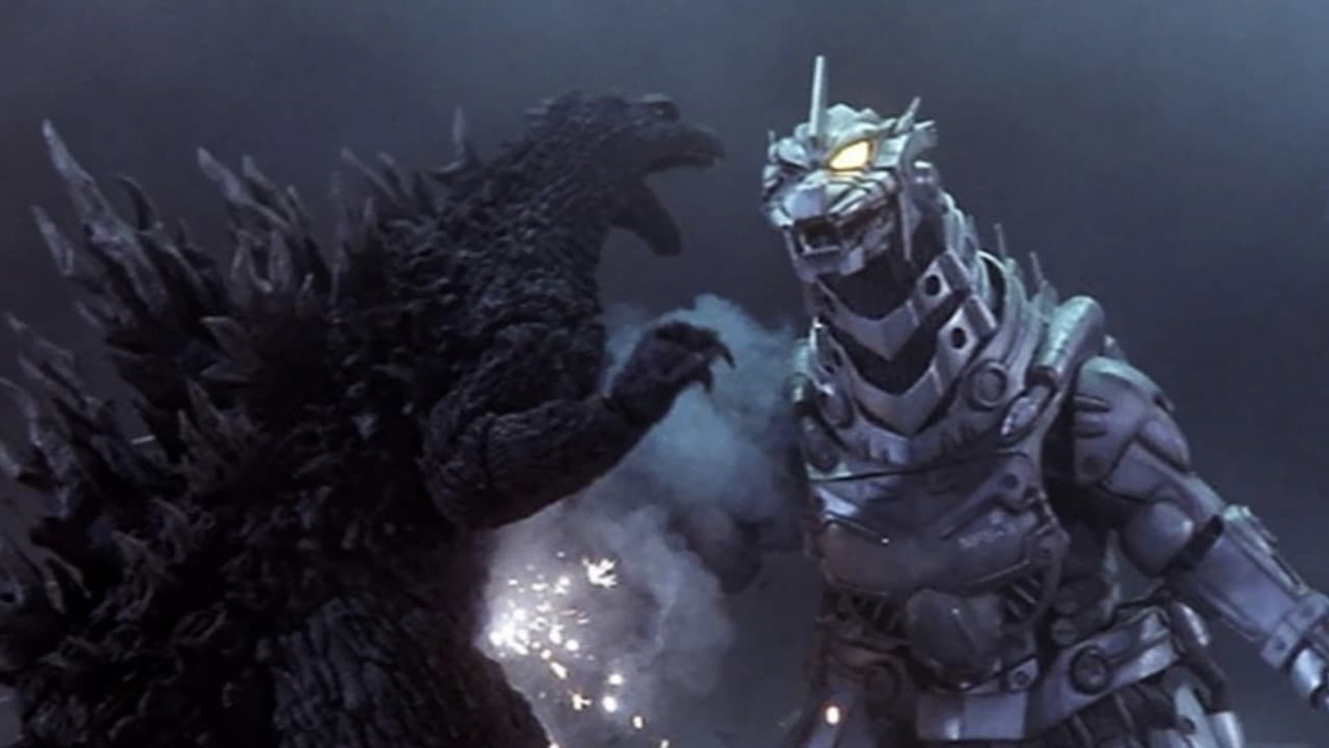 Godzilla Against MechaGodzilla background