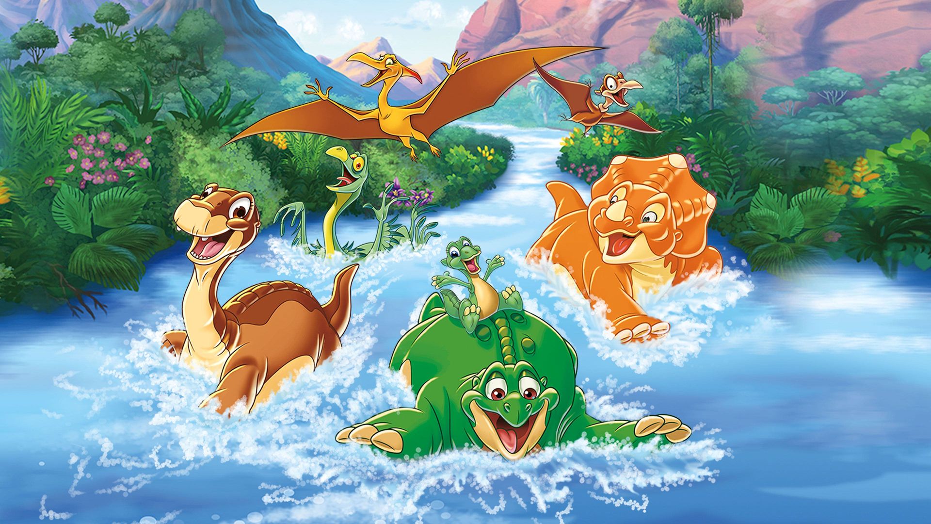 The Land Before Time IX: Journey to Big Water background