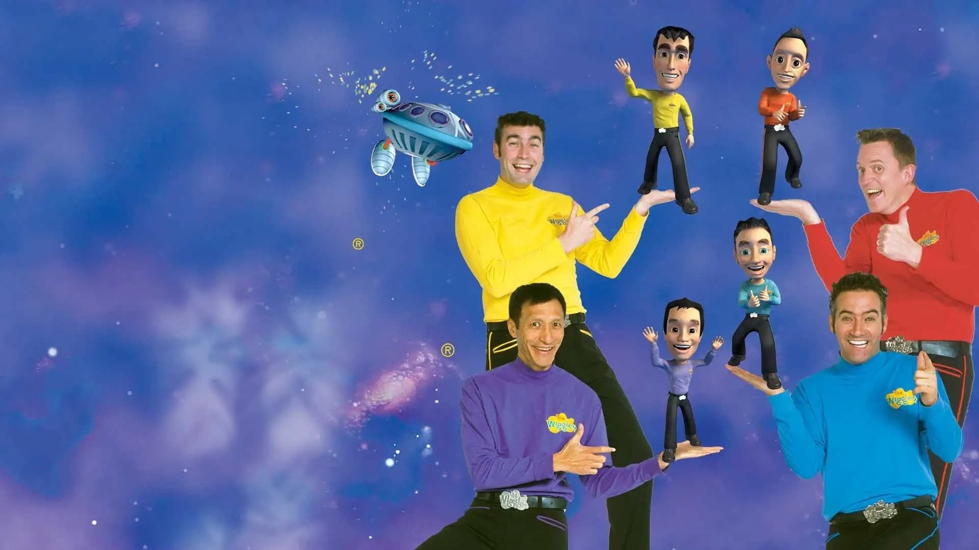 The Wiggles: Space Dancing background