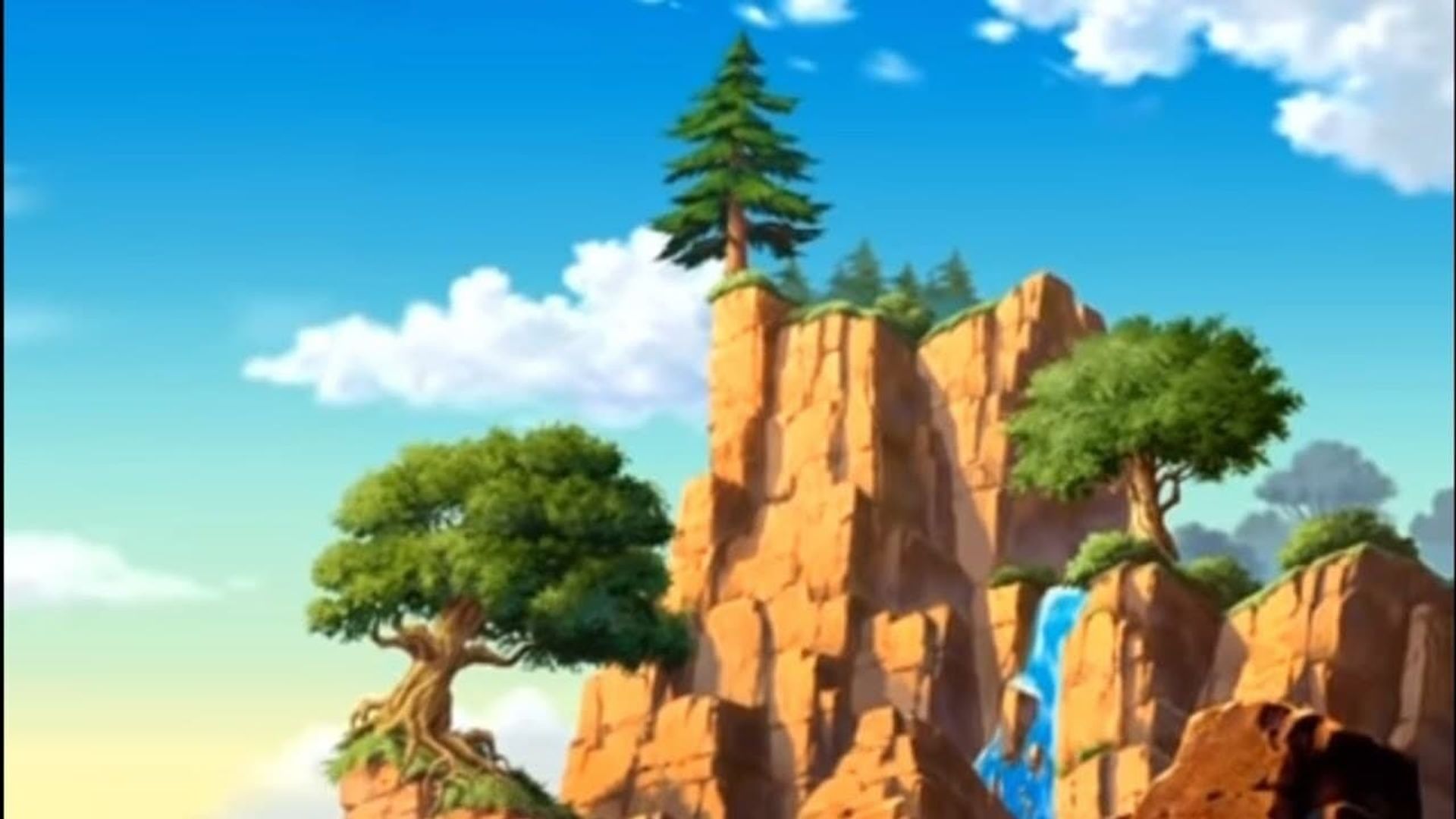 The Legend of the Three Trees background