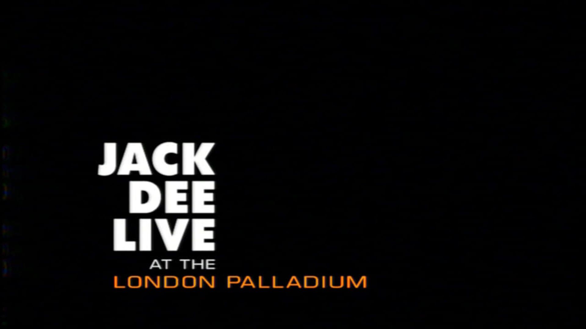 Jack Dee: Live at the London Palladium background