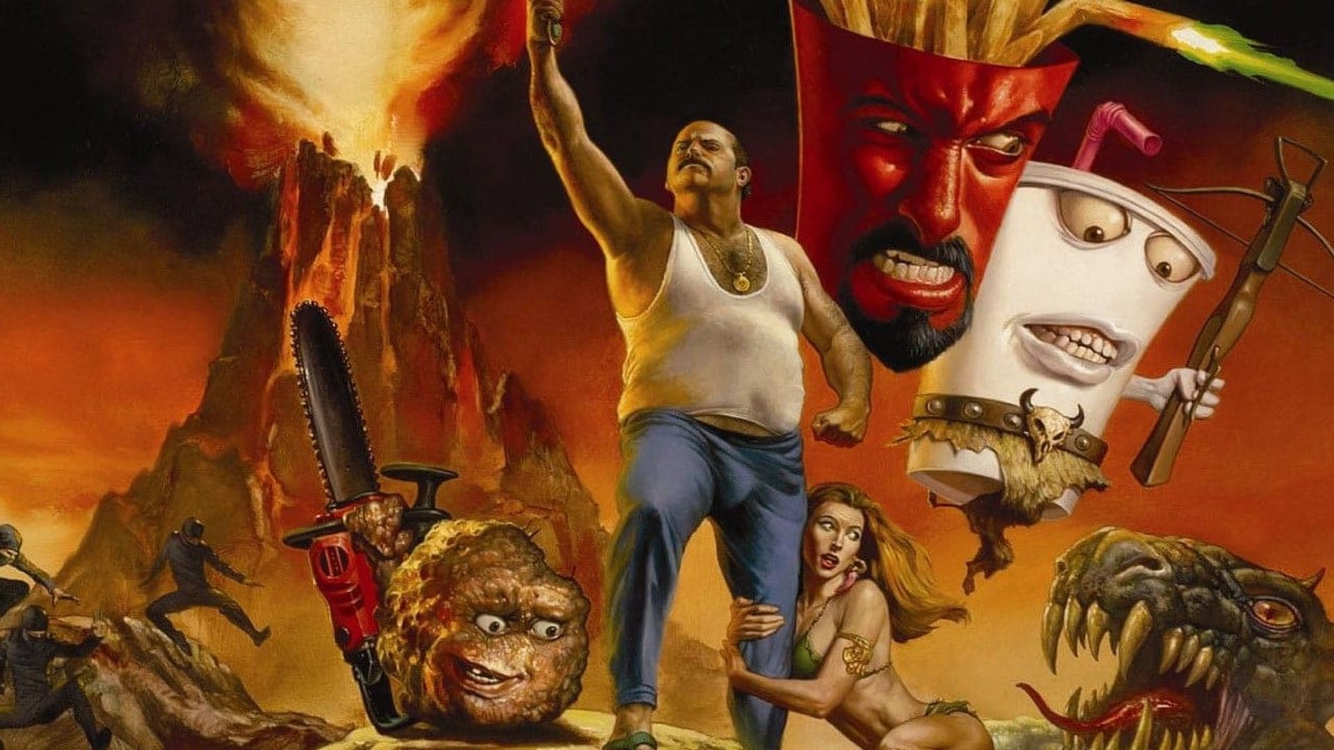 Aqua Teen Hunger Force Colon Movie Film for Theaters background