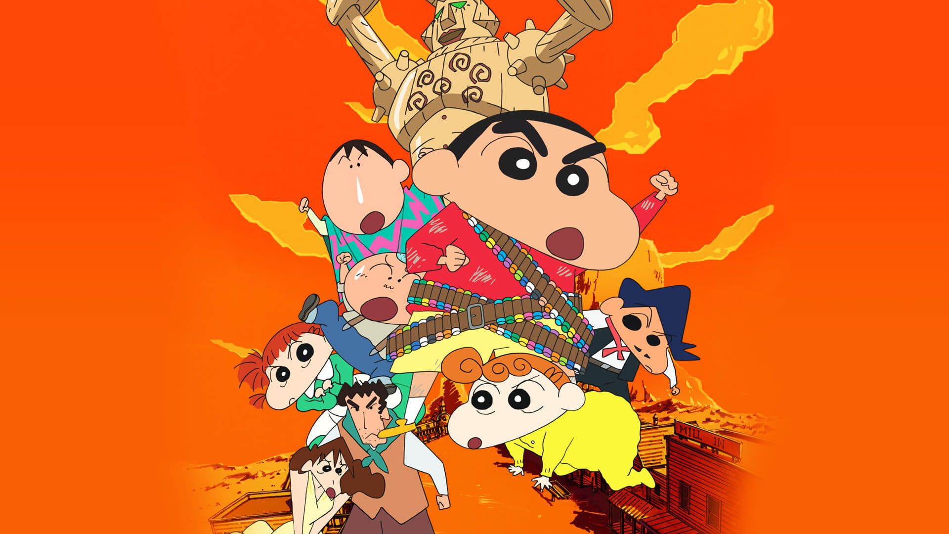 Kureyon Shinchan: Arashi wo yobu! Yuuhi no kasukabe bôizu background