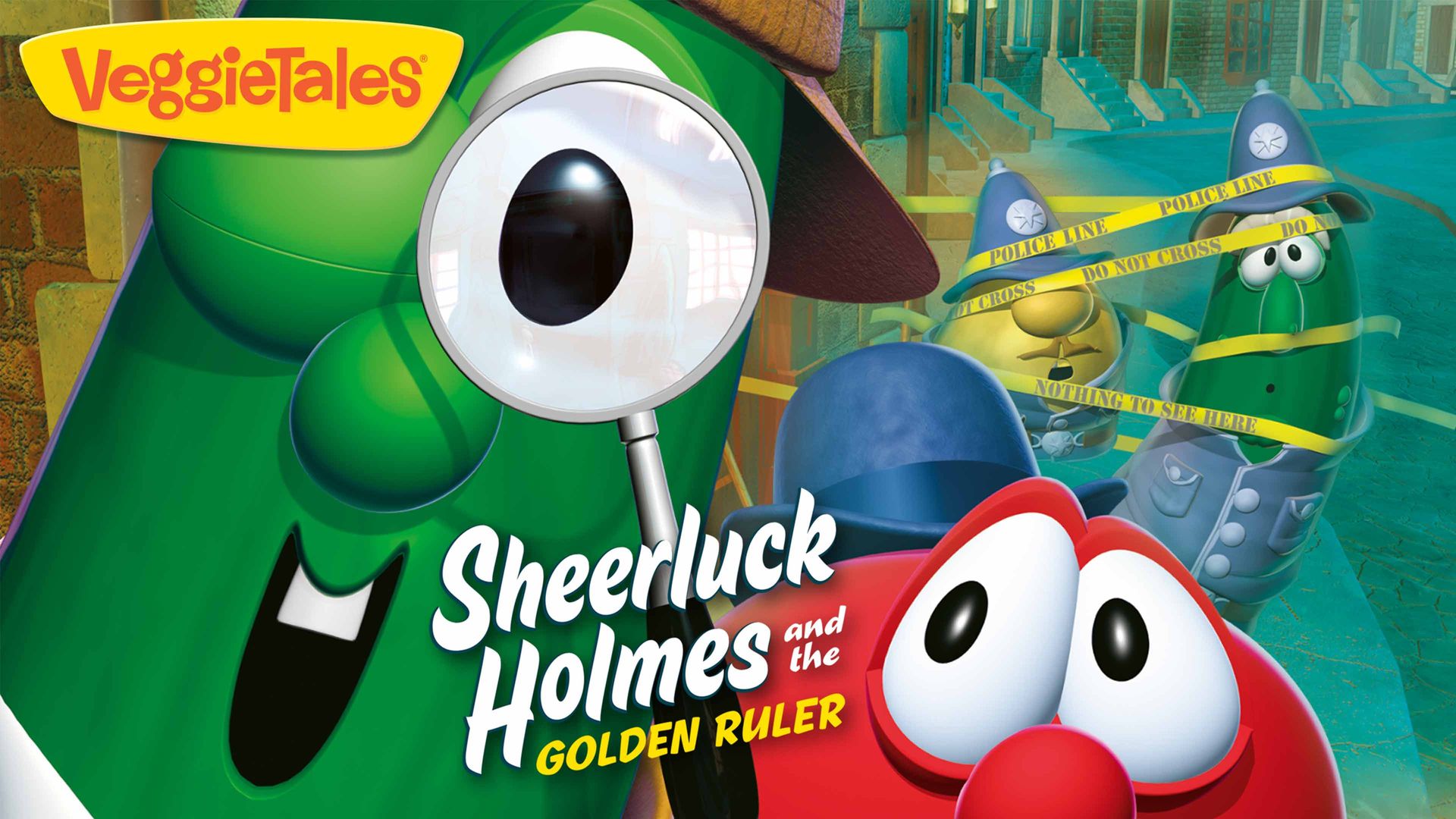 VeggieTales: Sheerluck Holmes and the Golden Ruler background