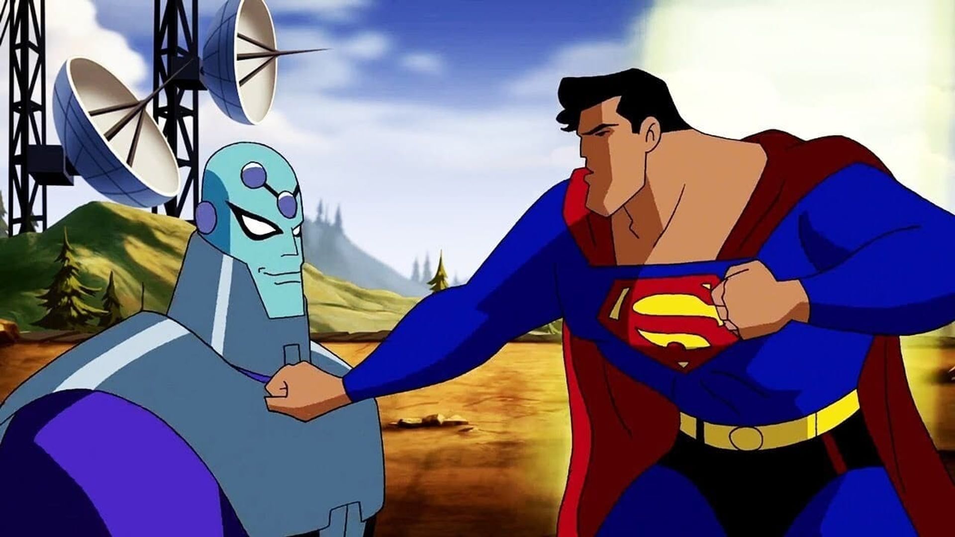 Superman: Brainiac Attacks background