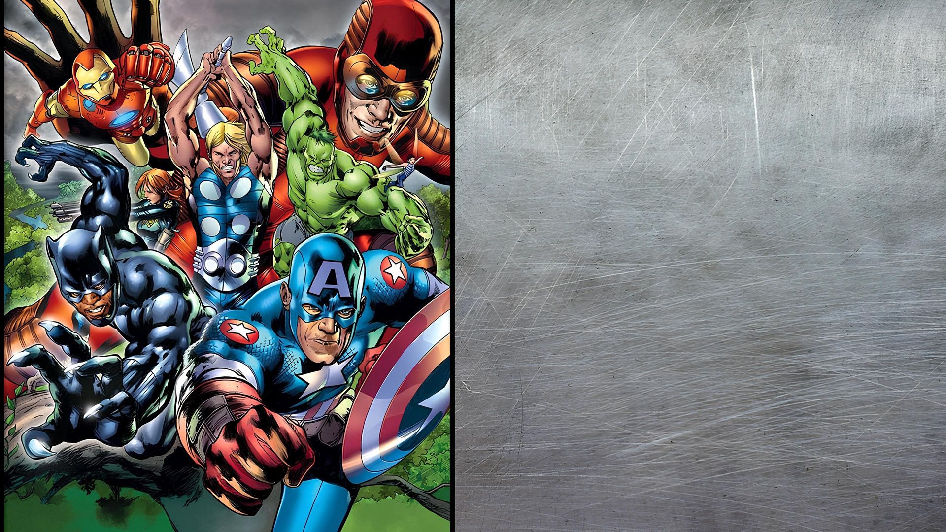 Ultimate Avengers II background