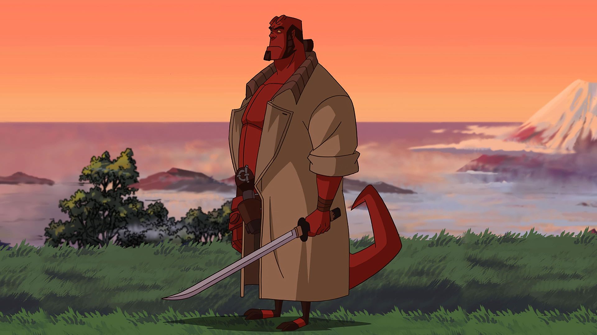 Hellboy Animated: Sword of Storms background