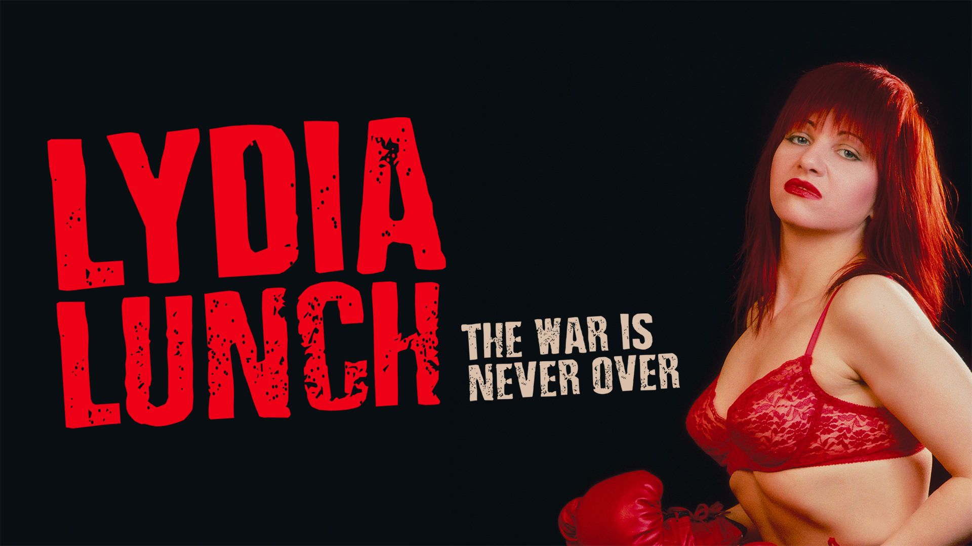 Lydia Lunch: The War Is Never Over background